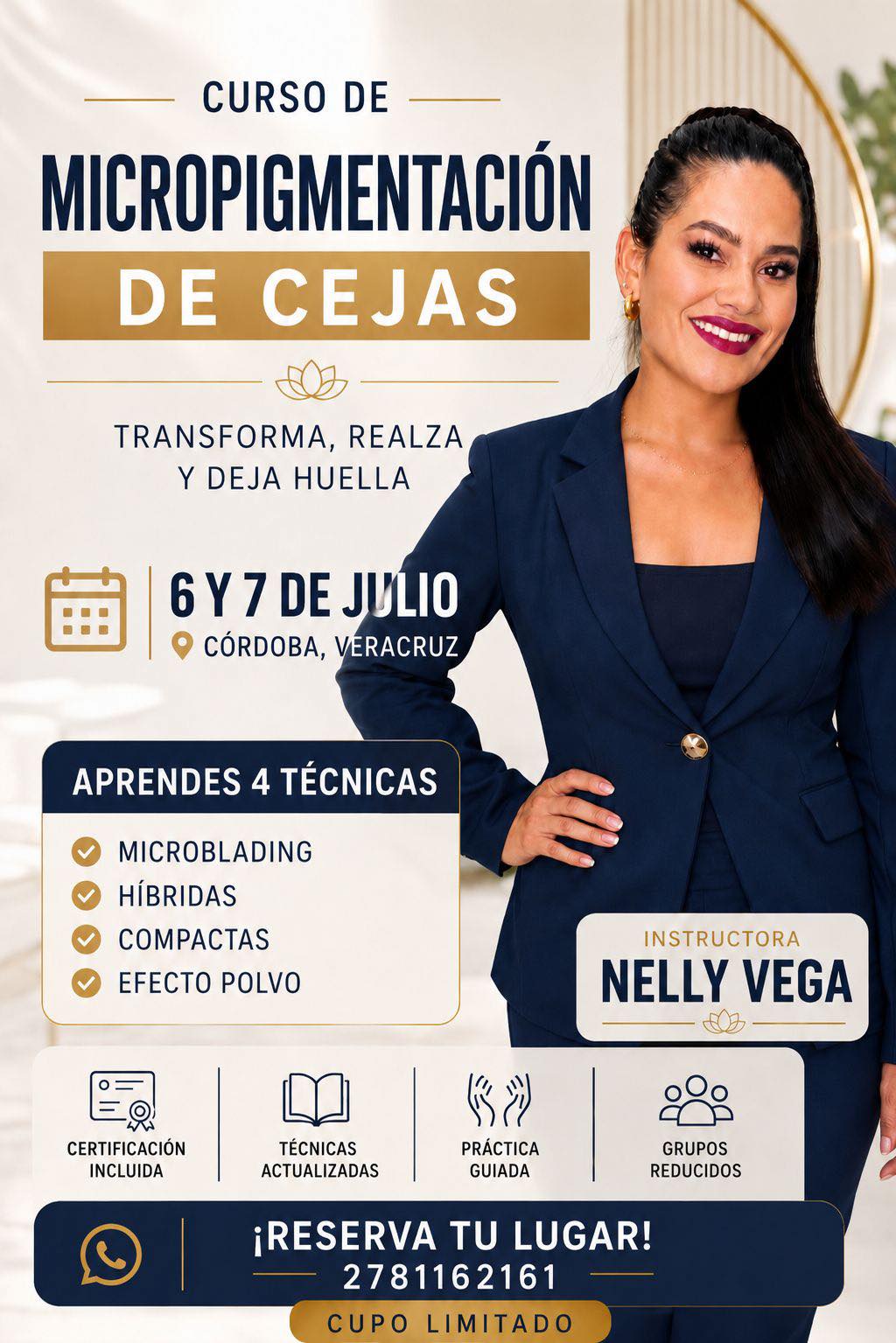 My lady NC Facebook ad: CURSO DE MICROPIGMENTACIÓN EN CEJAS