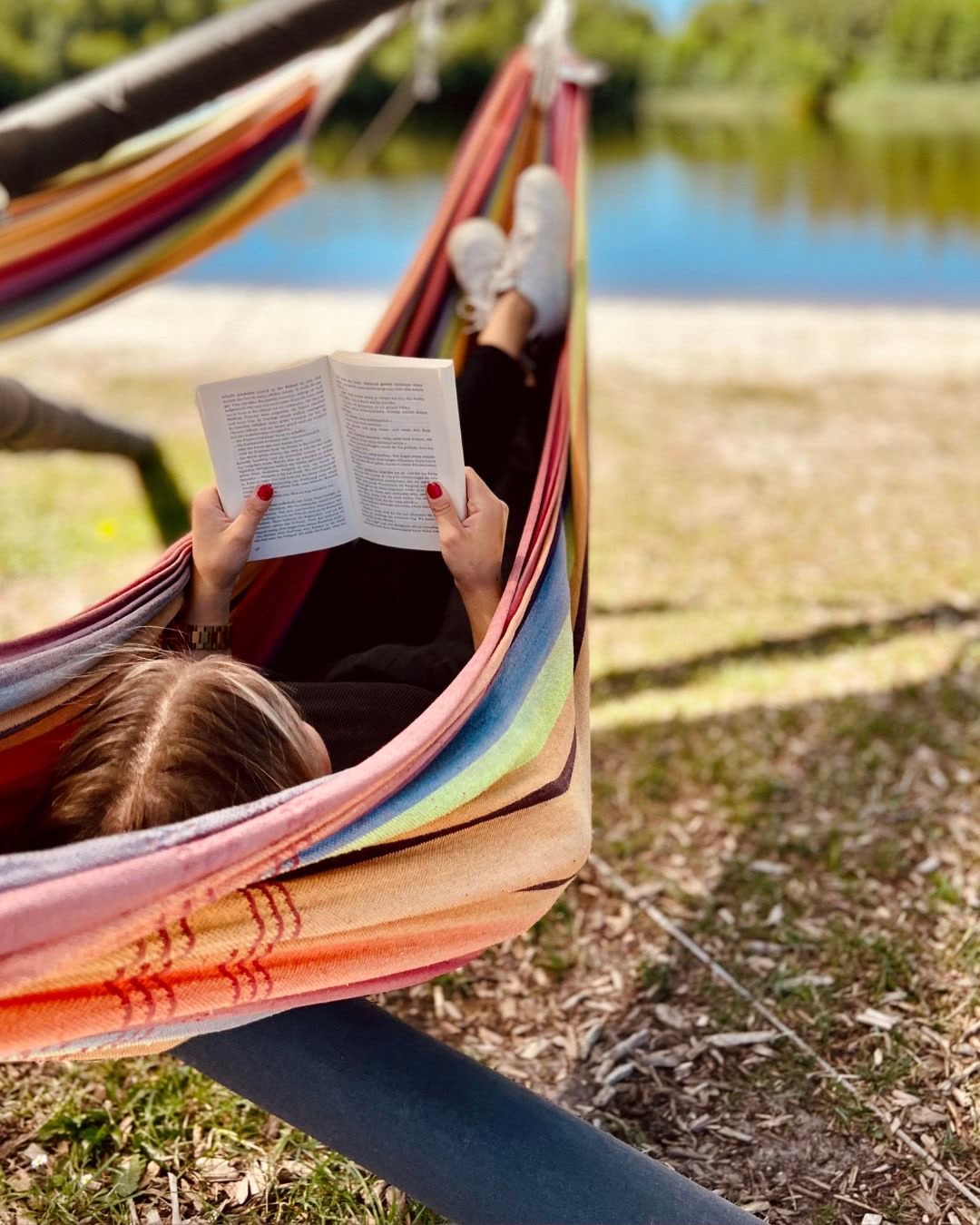 Emsland-Camp Facebook ad: Spätsommer genießen: Radtouren, Badesee und mehr.