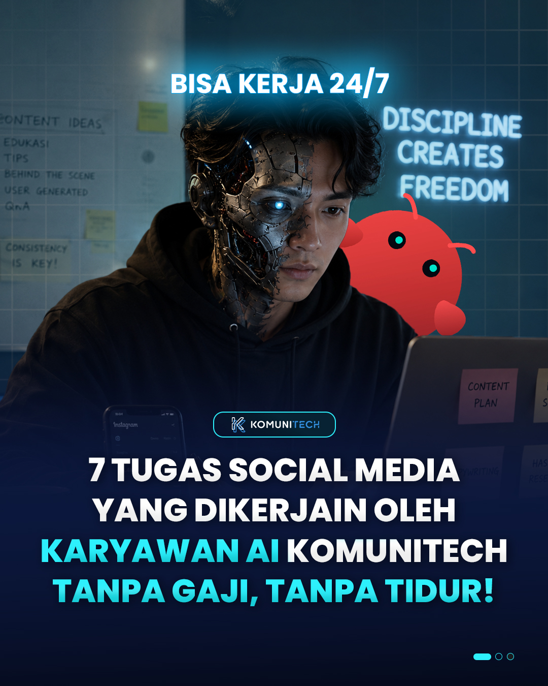 Komunitech Facebook ad: 7 TUGAS SOCIAL MEDIA