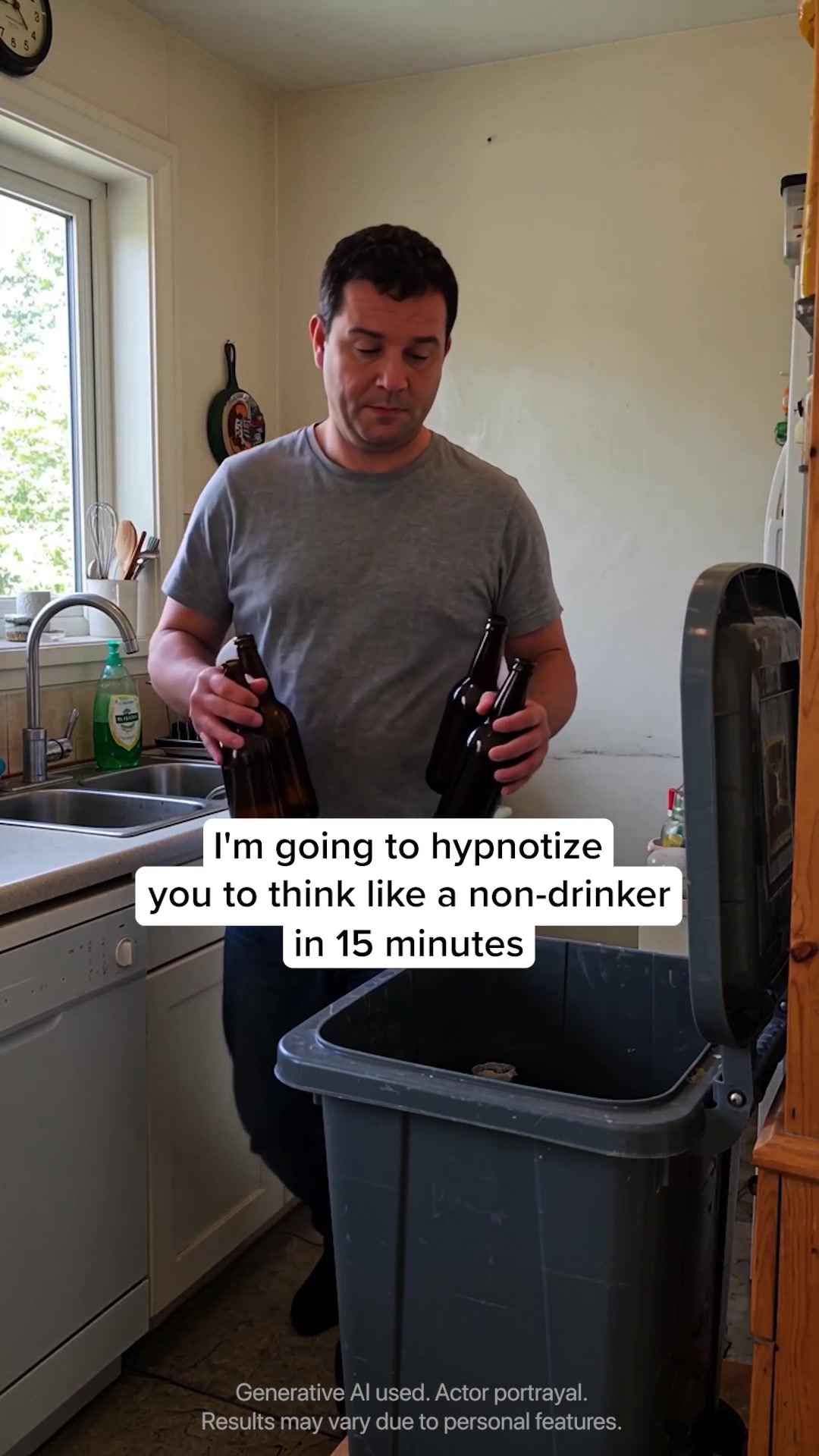 Hypnosis to Quit Drinking Facebook ad: Quit Alcohol with Hypnotherapy