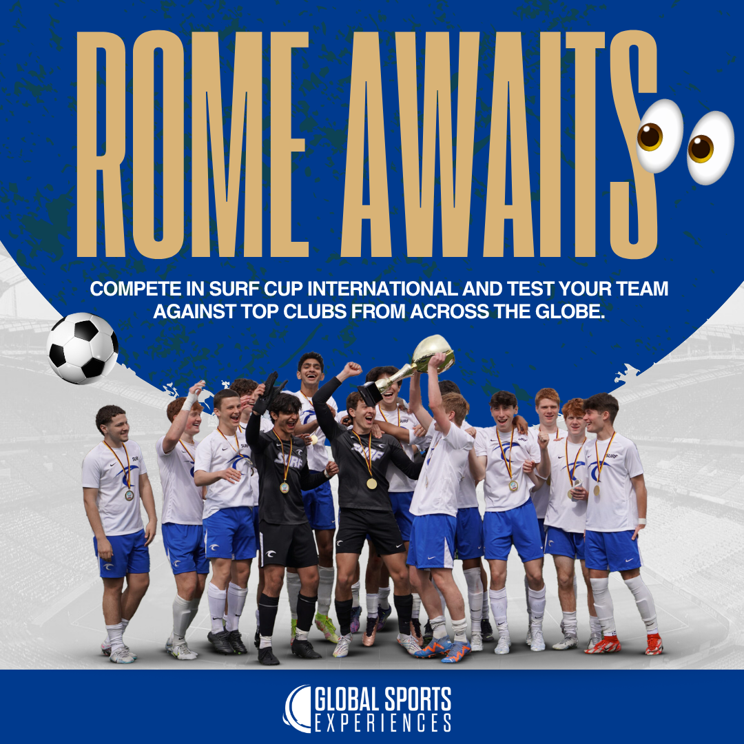 Global Sports Experiences Facebook ad: Compete at Surf Cup International Rome