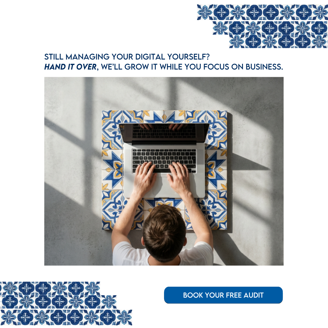 Azul Digital Facebook ad: Still Managing Your Digital Yourself?