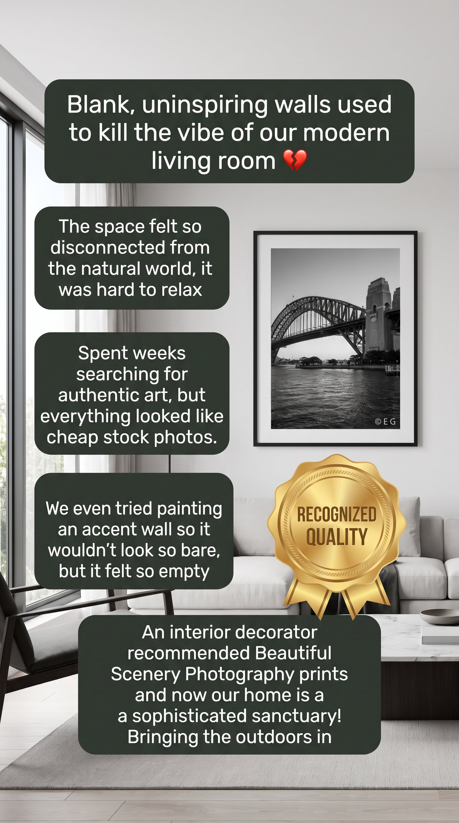 Zeely Ad Studio Facebook ad: Need an escape from your plain walls? Discover nature's…