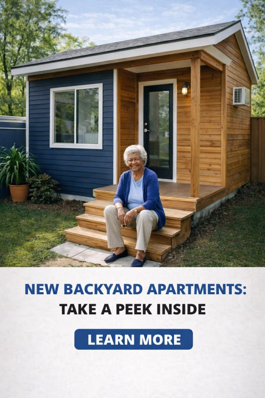 Smart Finds Facebook ad: Modern Backyard Apartments