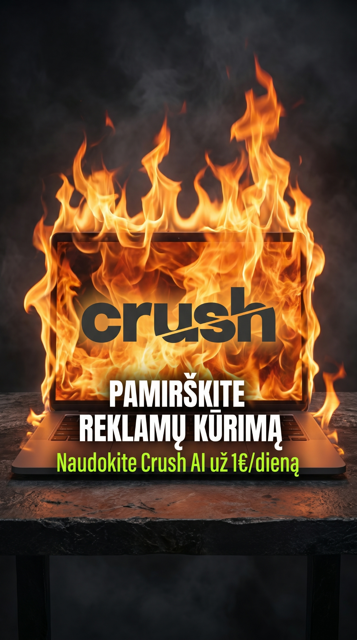 trycrush.ai Facebook ad