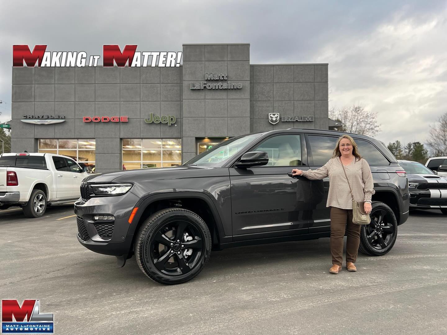 Matt LaFontaine Automotive Facebook ad: A HUGE heartfelt Thank You is in order…