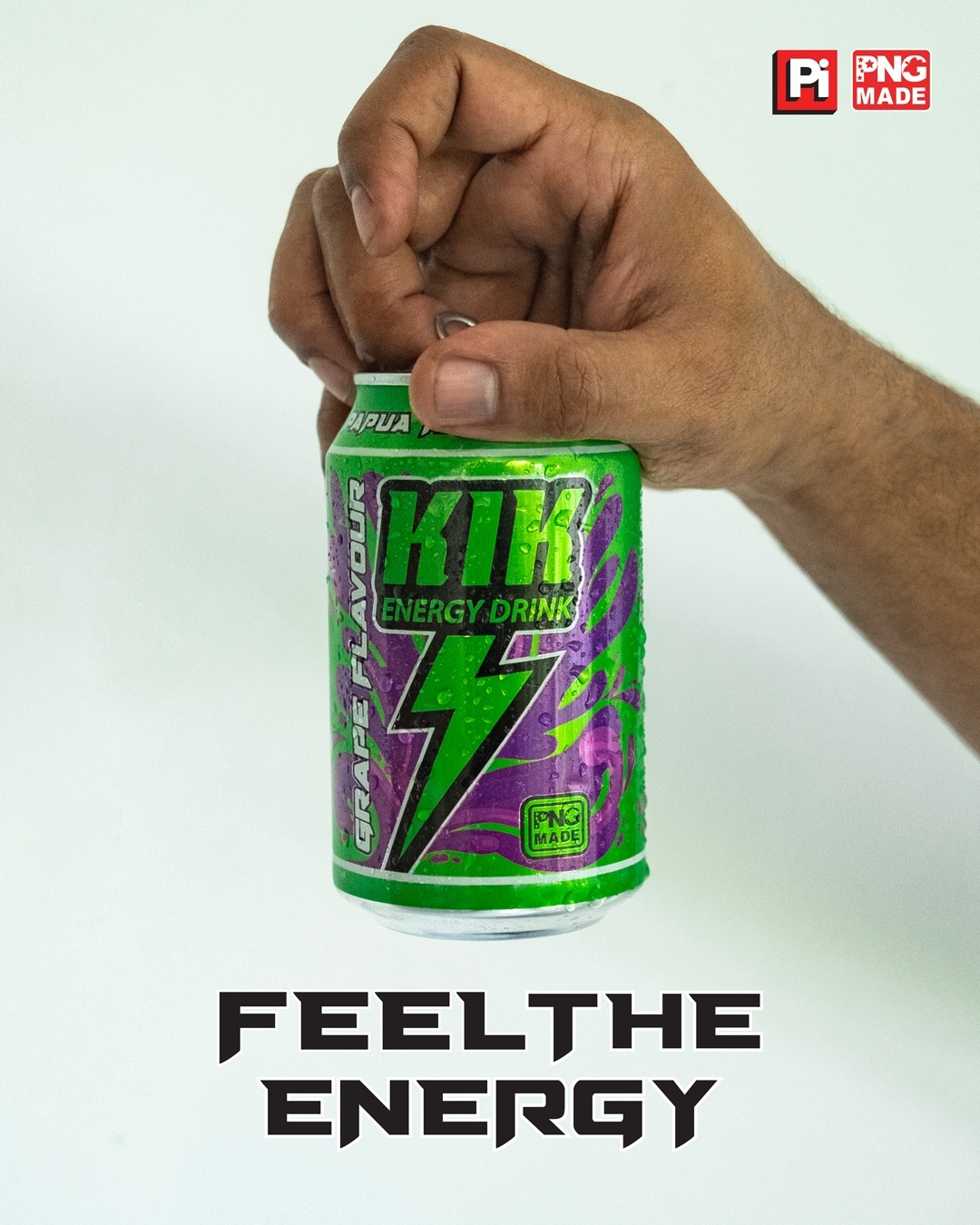 KIK Energy Drink Facebook ad: Welcome to KIK Energy Drink Like our page…