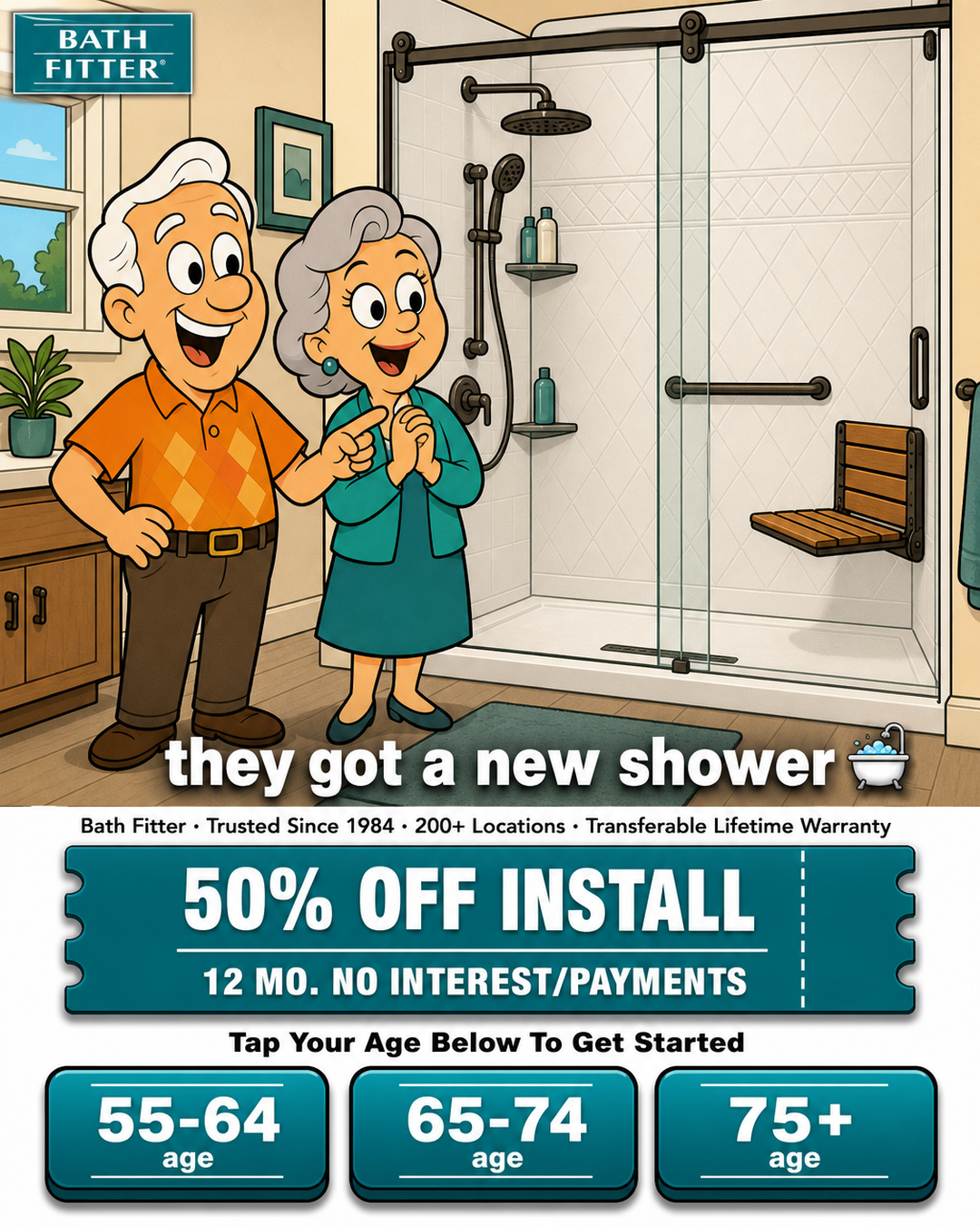 Bath Fitter Facebook ad