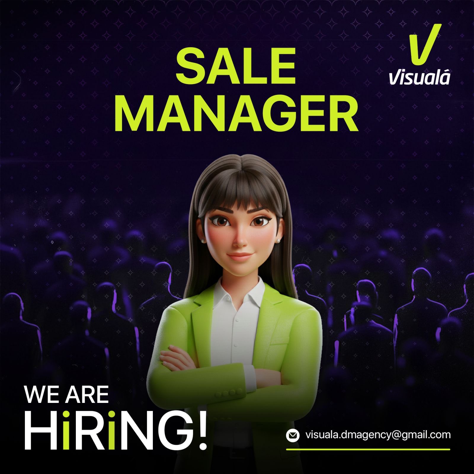 Visuala Marketing Agency Facebook ad: 𝐖𝐞 𝐀𝐫𝐞 𝐇𝐢𝐫𝐢𝐧𝐠!