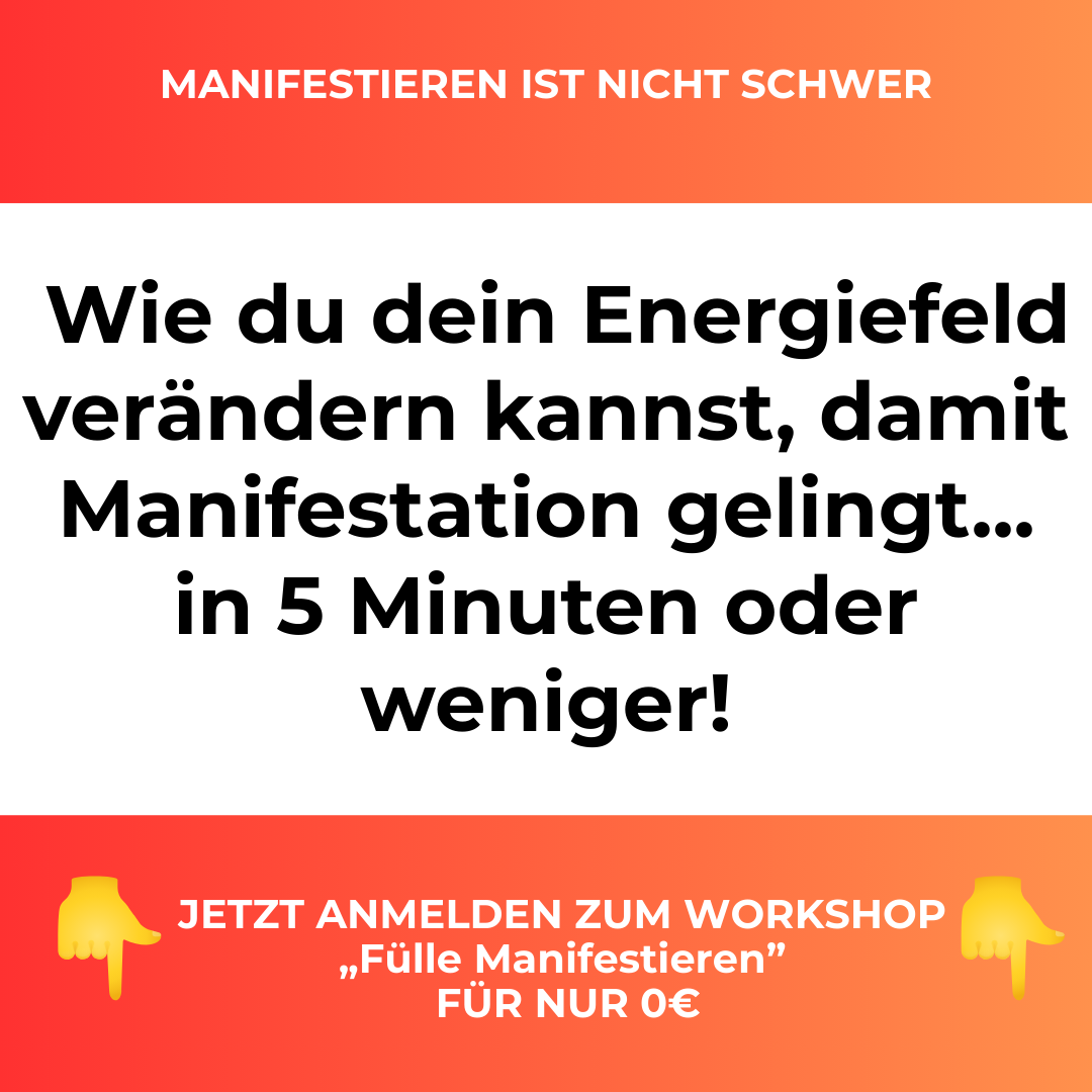 New Energy Queen Facebook ad: Hier gratis für Fülle manifestieren anmelden
