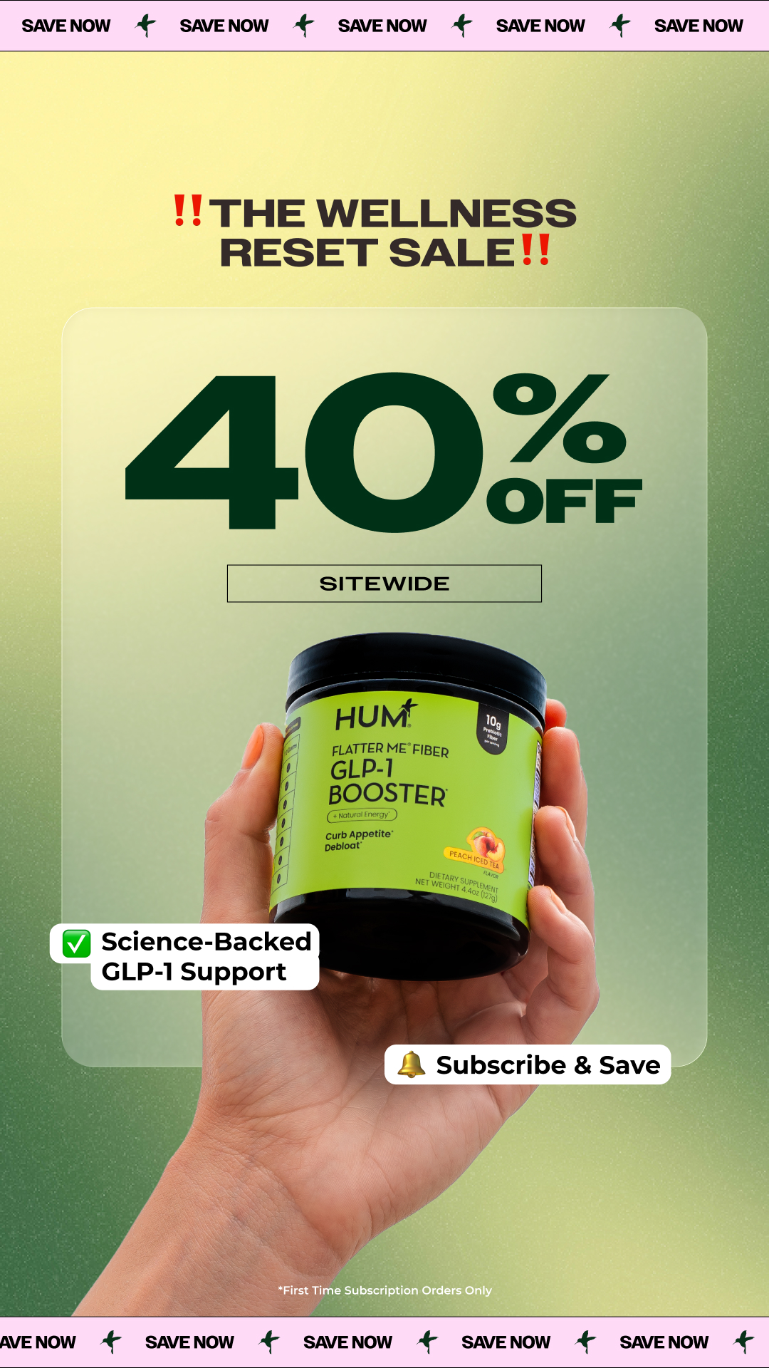 HUM Nutrition Facebook ad