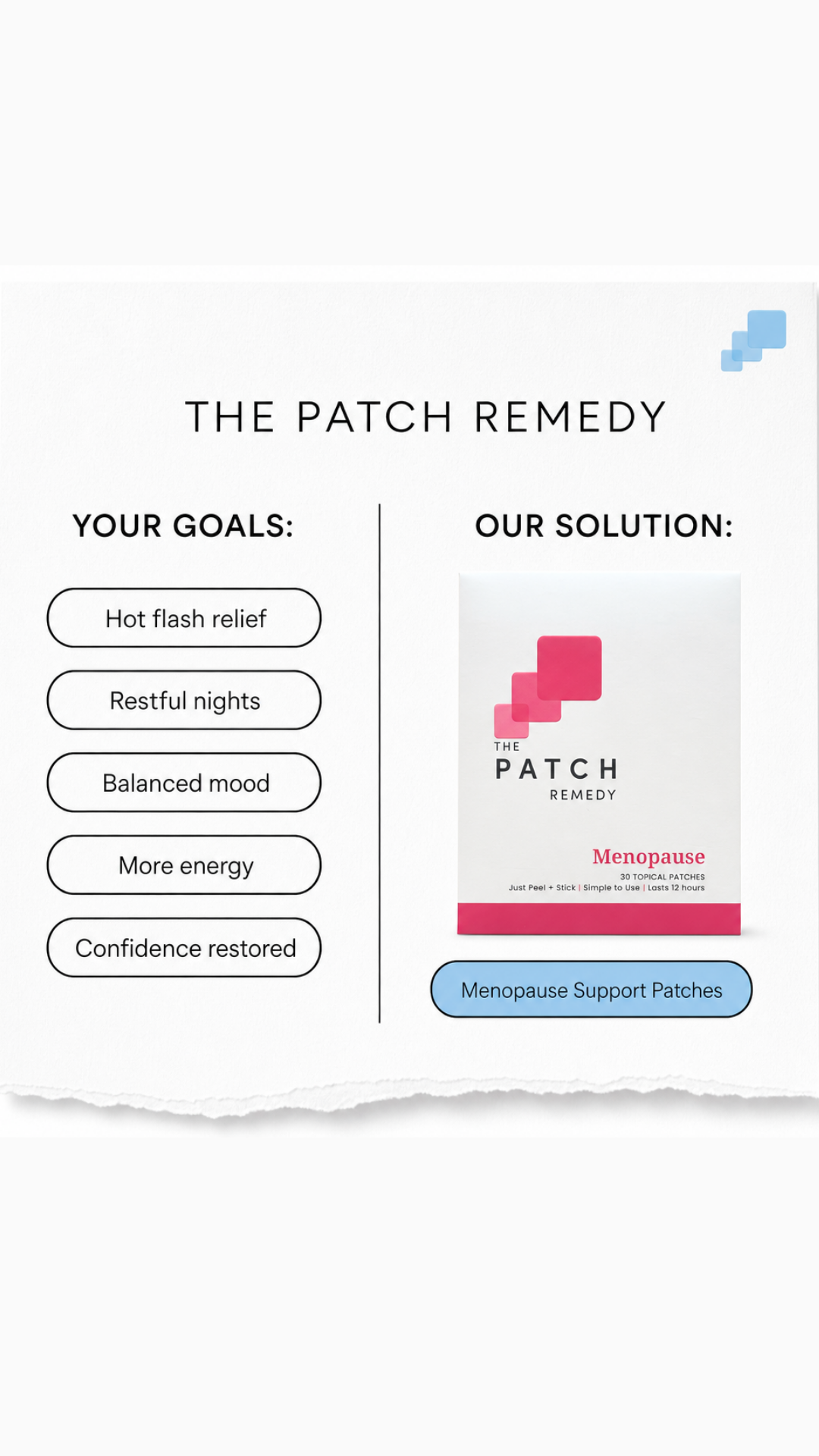 The Patch Remedy Facebook ad