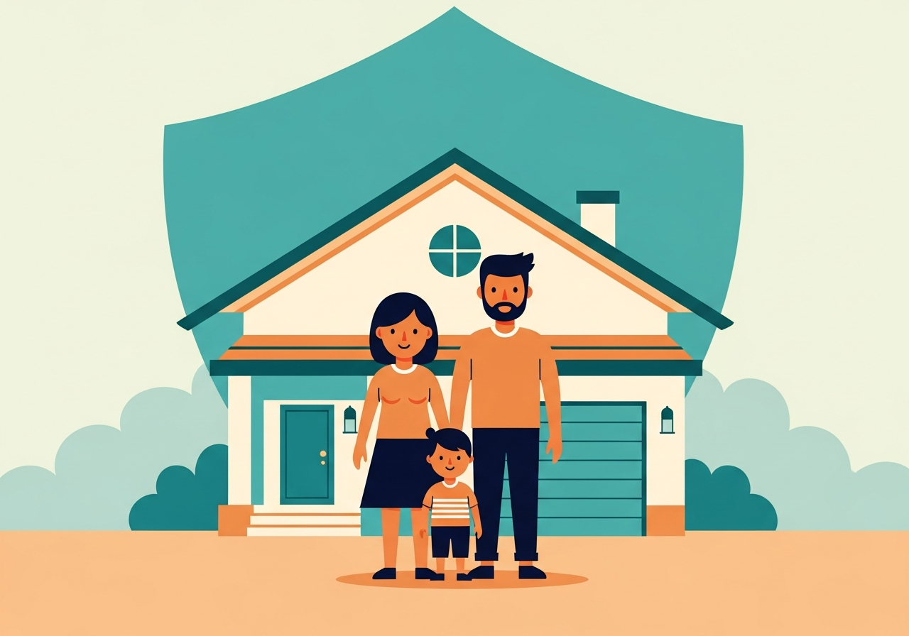 Seven Baskets Financial Facebook ad: What Happens To Your Family If You’re Gone?