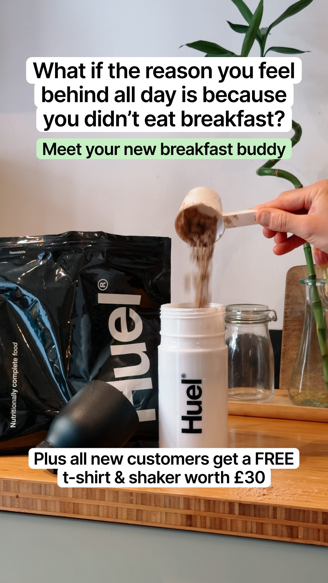 Huel Facebook ad