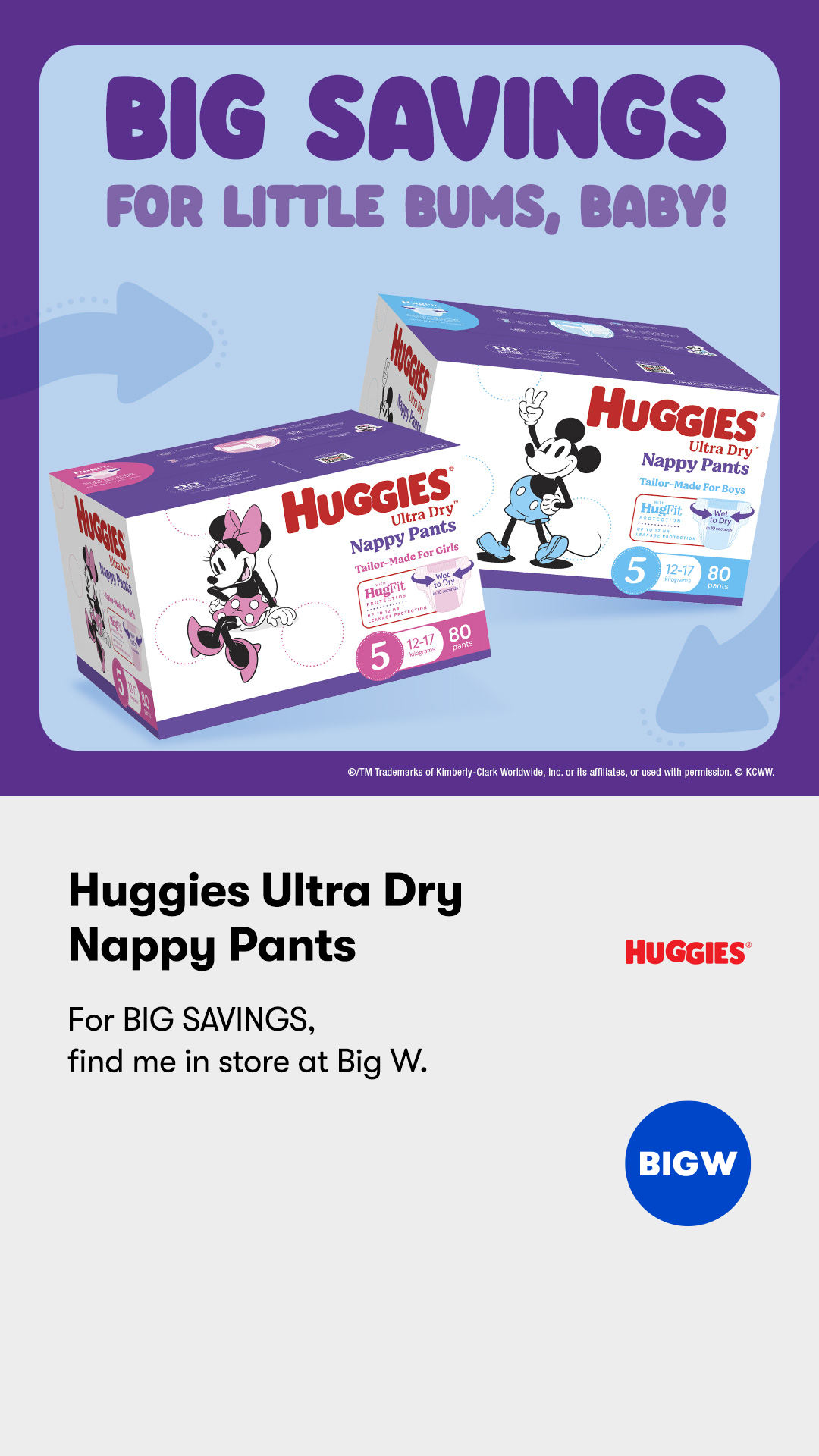 BIG W Facebook ad
