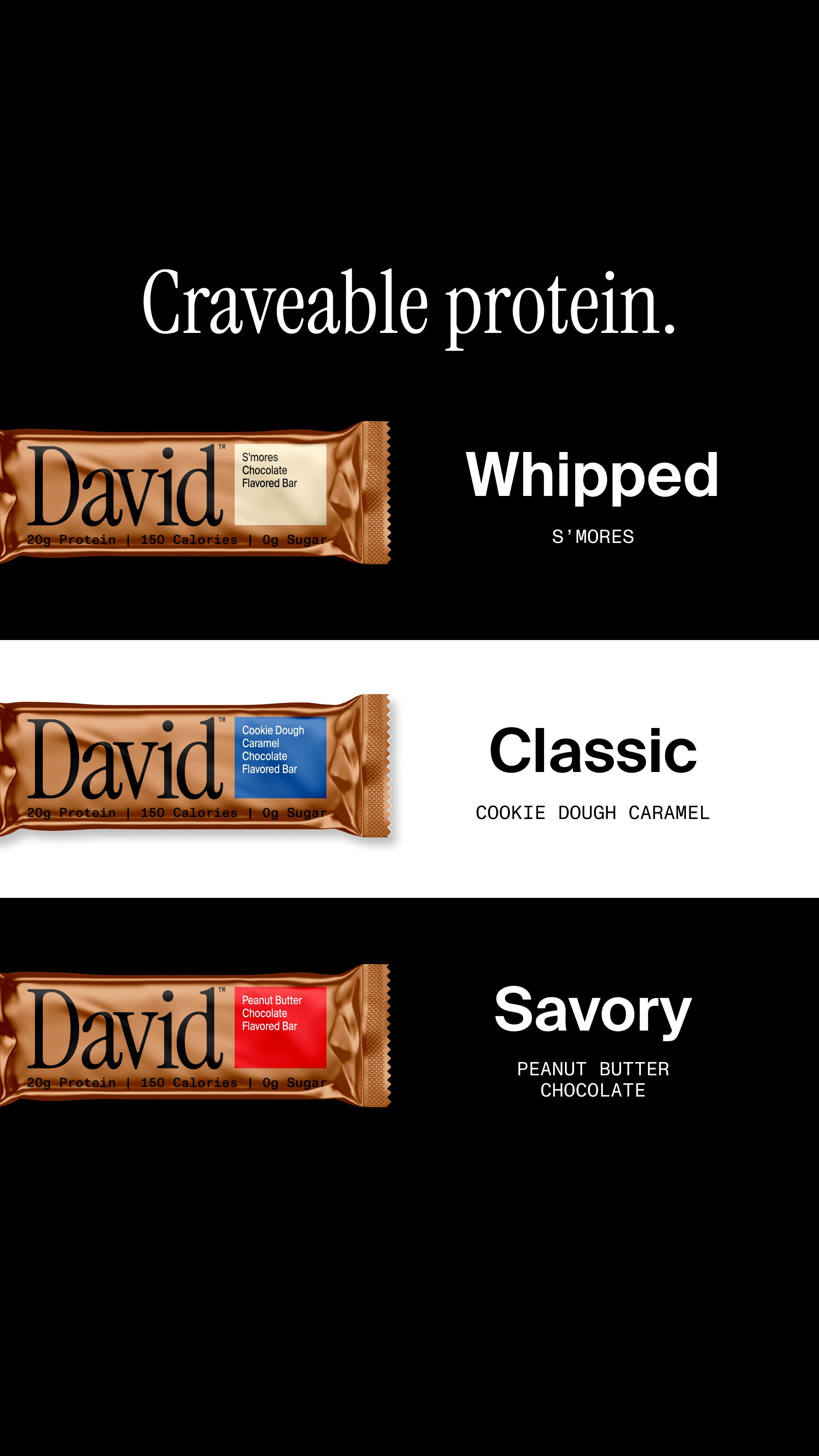 David Protein Facebook ad