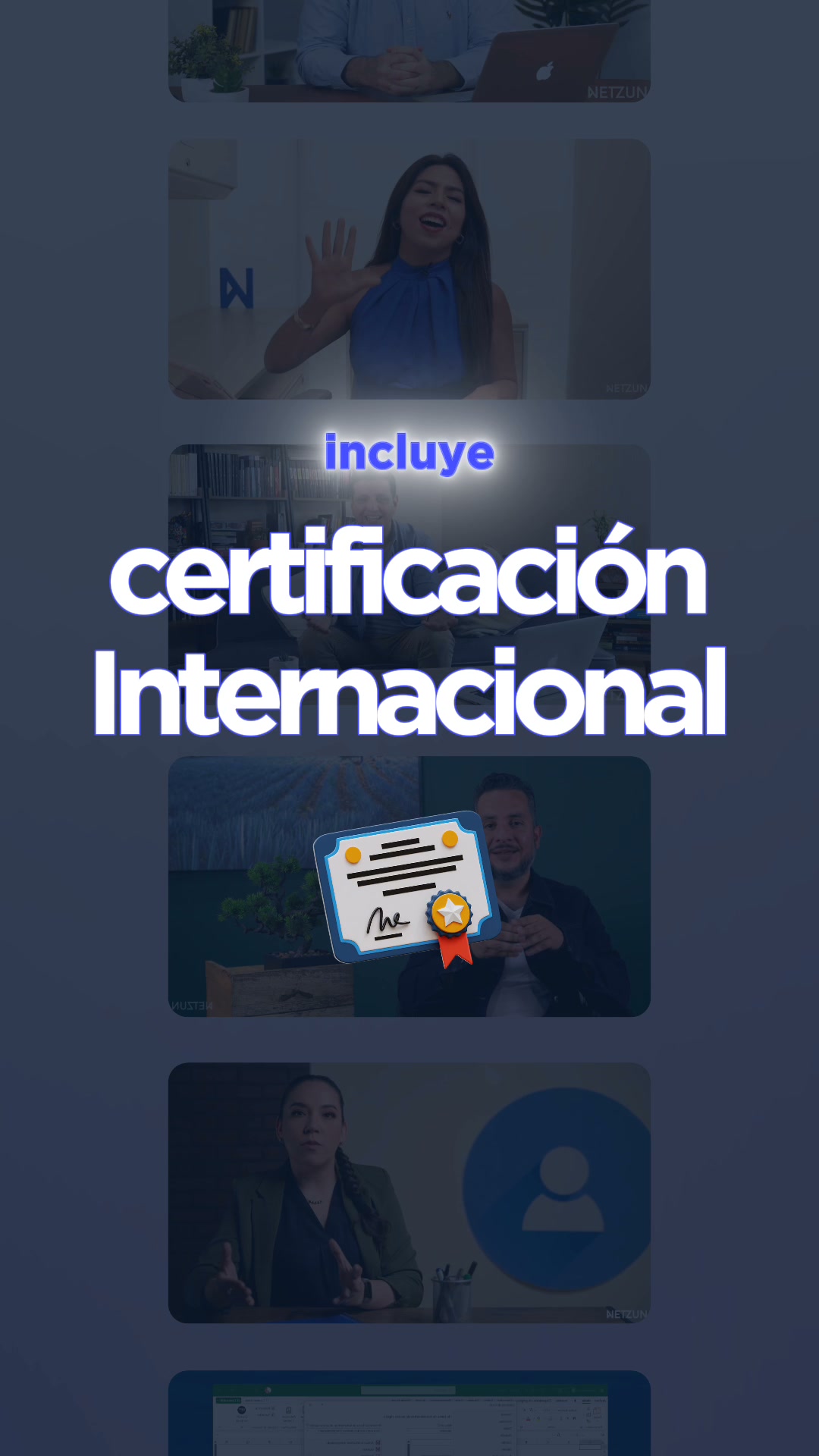 Netzun Facebook ad: + 600 cursos a S/11.90
