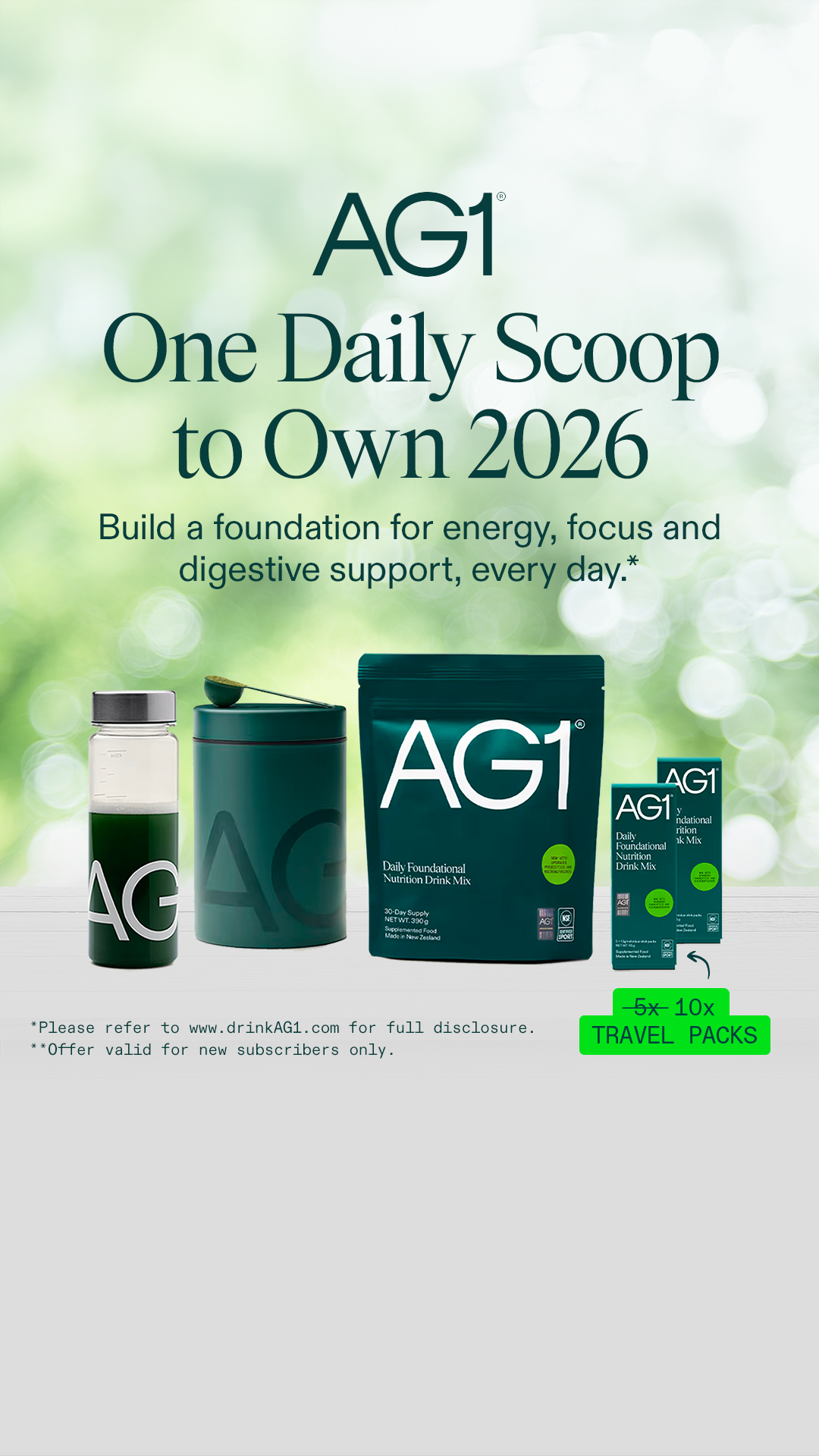 AG1 by Athletic Greens Facebook ad