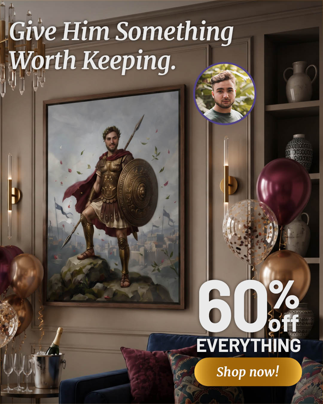 Turn Me Royal Facebook ad