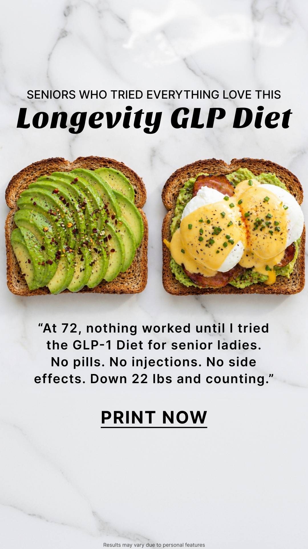 Eat Smart Every Day Facebook ad: It Only Takes 2 Weeks to Make a Difference