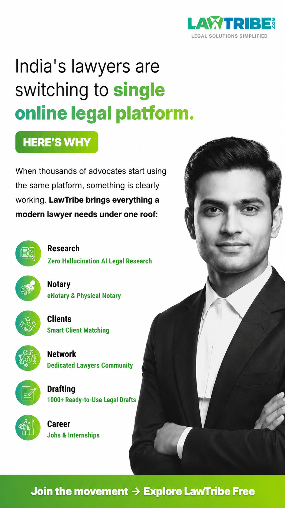 Lawtribe Facebook ad from Jun 2, 2026