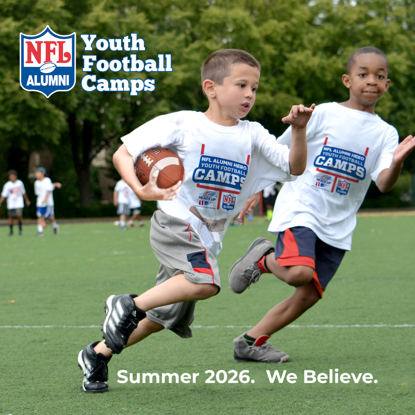 Green Bay NFL Alumni Youth Football Camps Facebook ad: Summer registrations are now underway at Franklin’s…