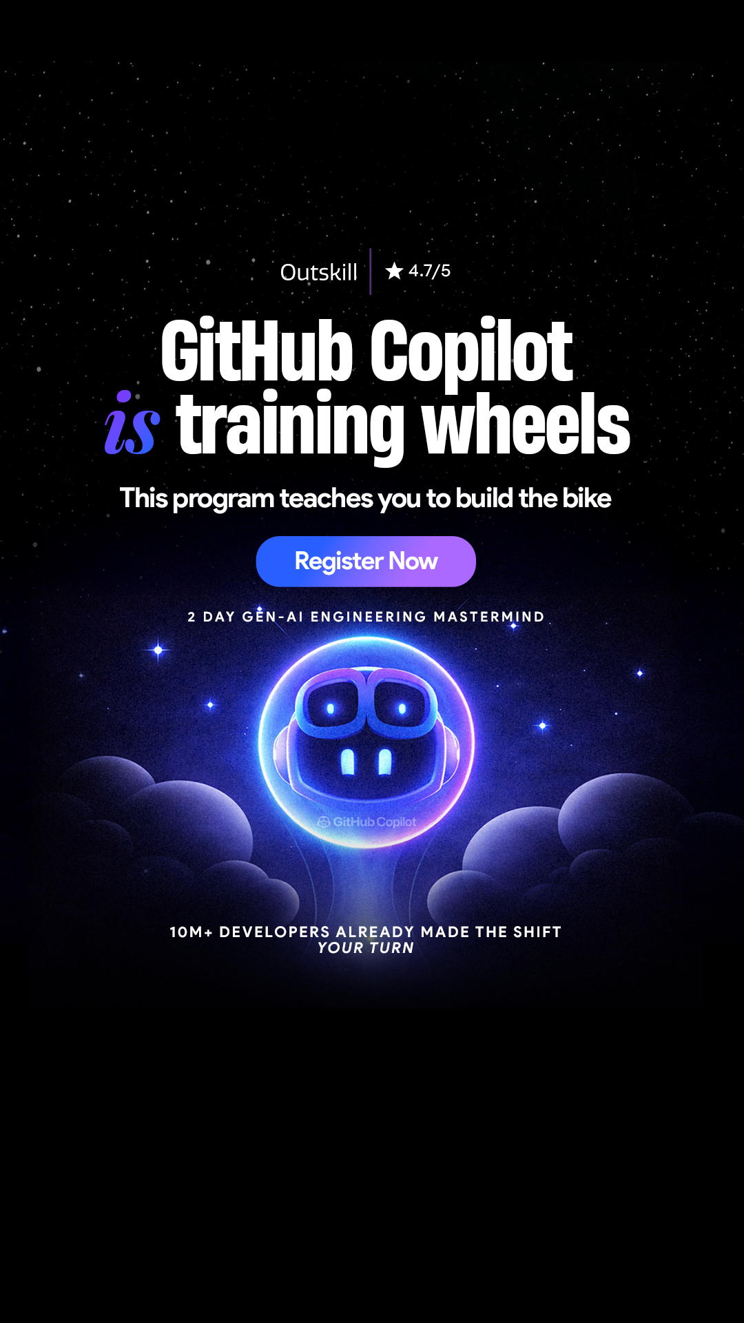 Outskill Facebook ad