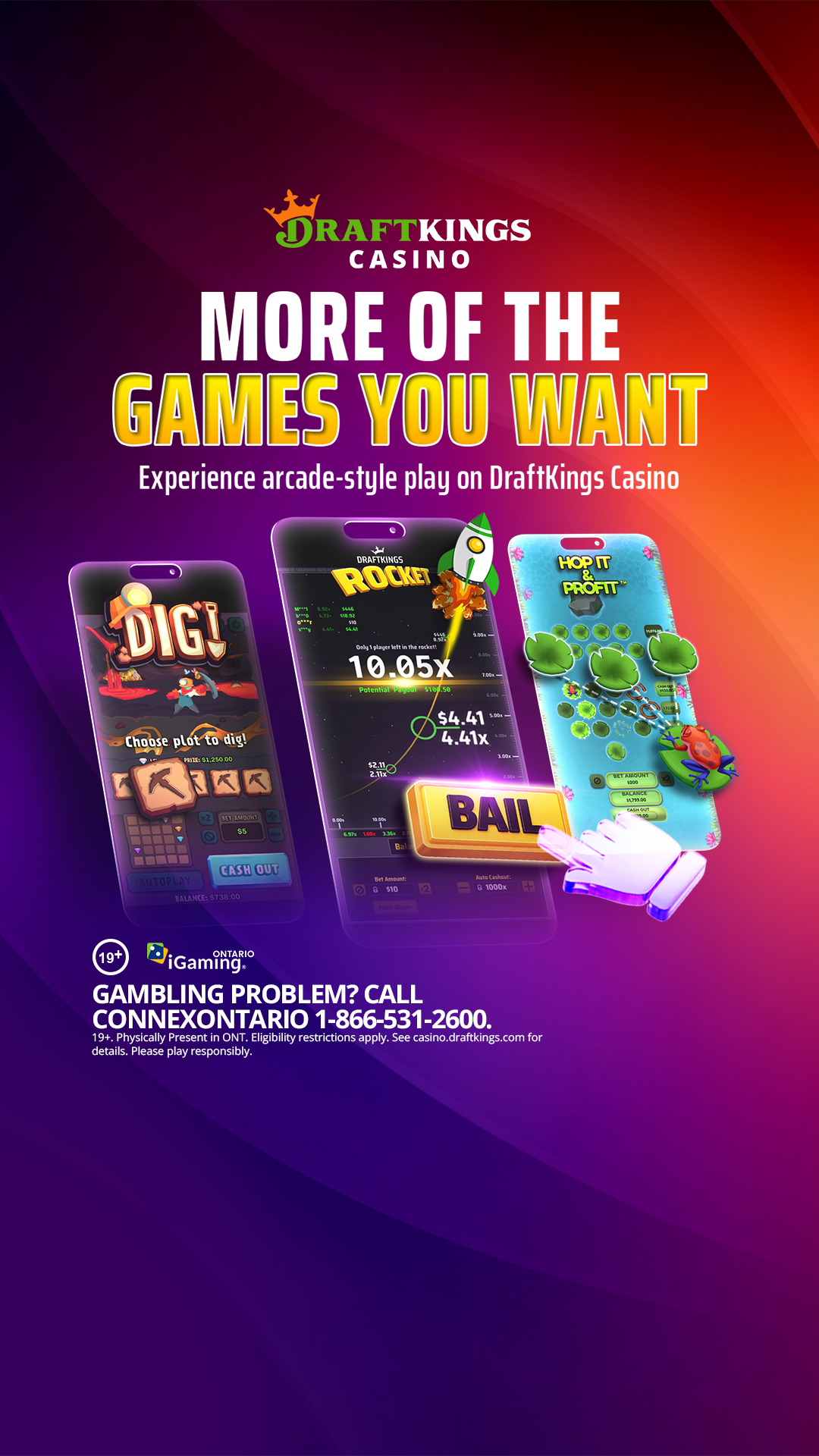 DraftKings Casino Facebook ad