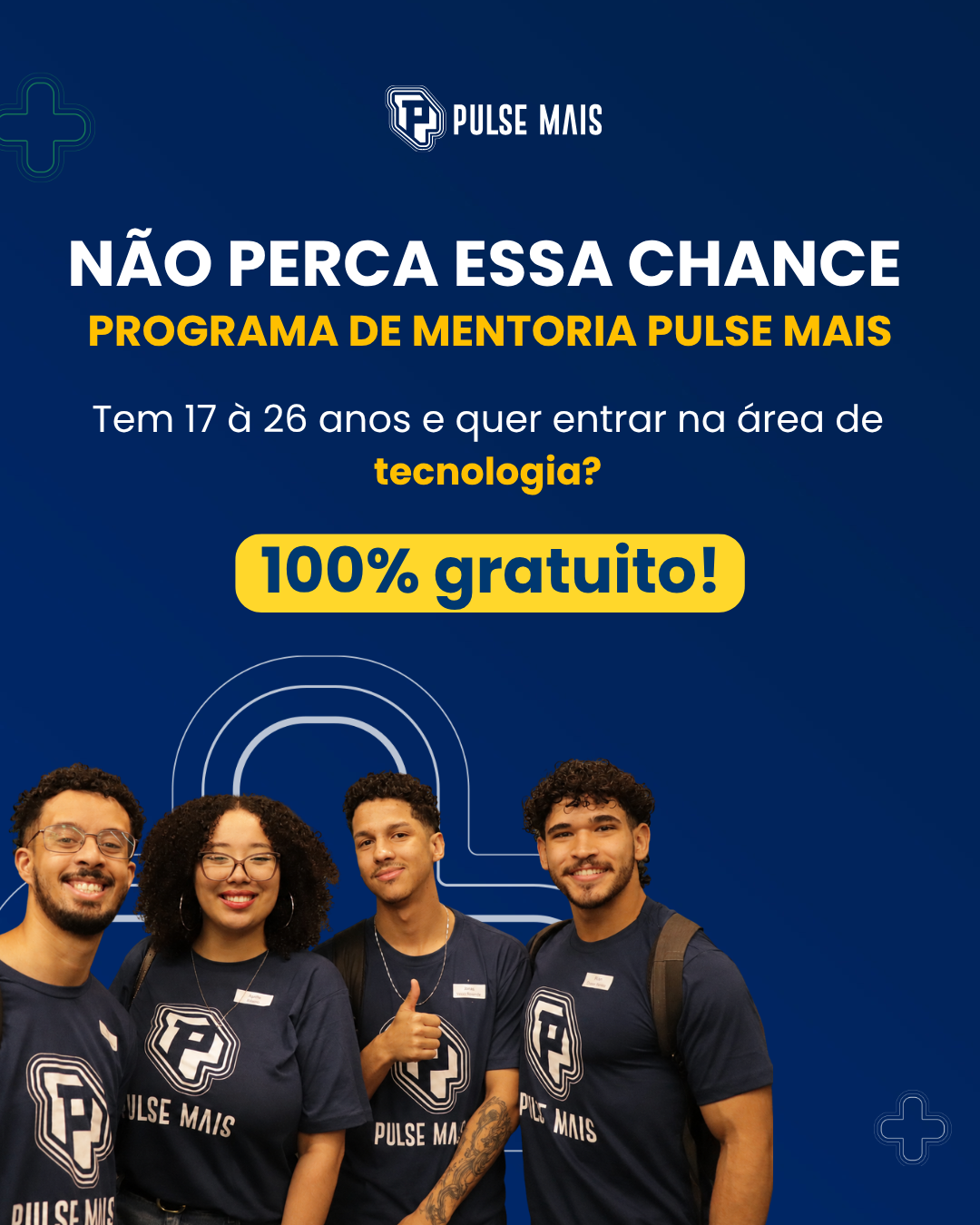 Pulse Mais Facebook ad: Se você tem entre 17 e 26 anos e deseja construir uma…