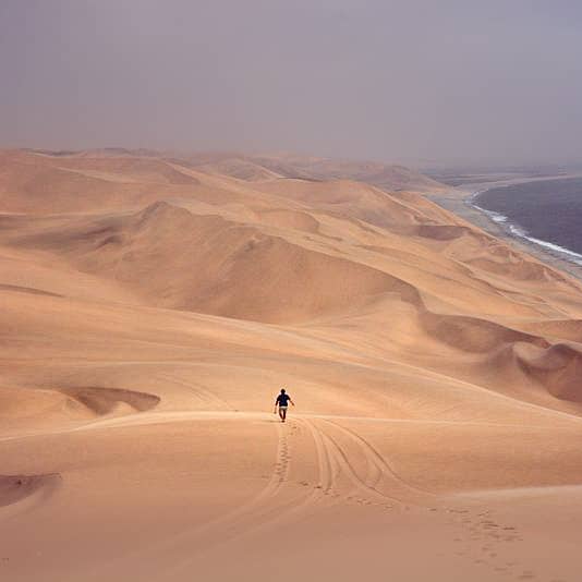 Sandwich Harbour Photography Tours Facebook ad: Capture the magic where the Namib Desert meets…