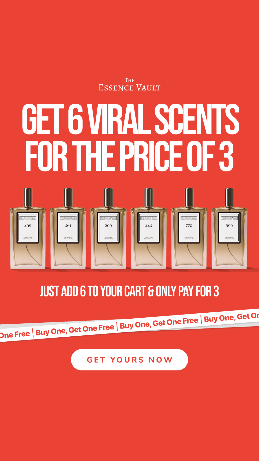The Essence Vault Facebook ad