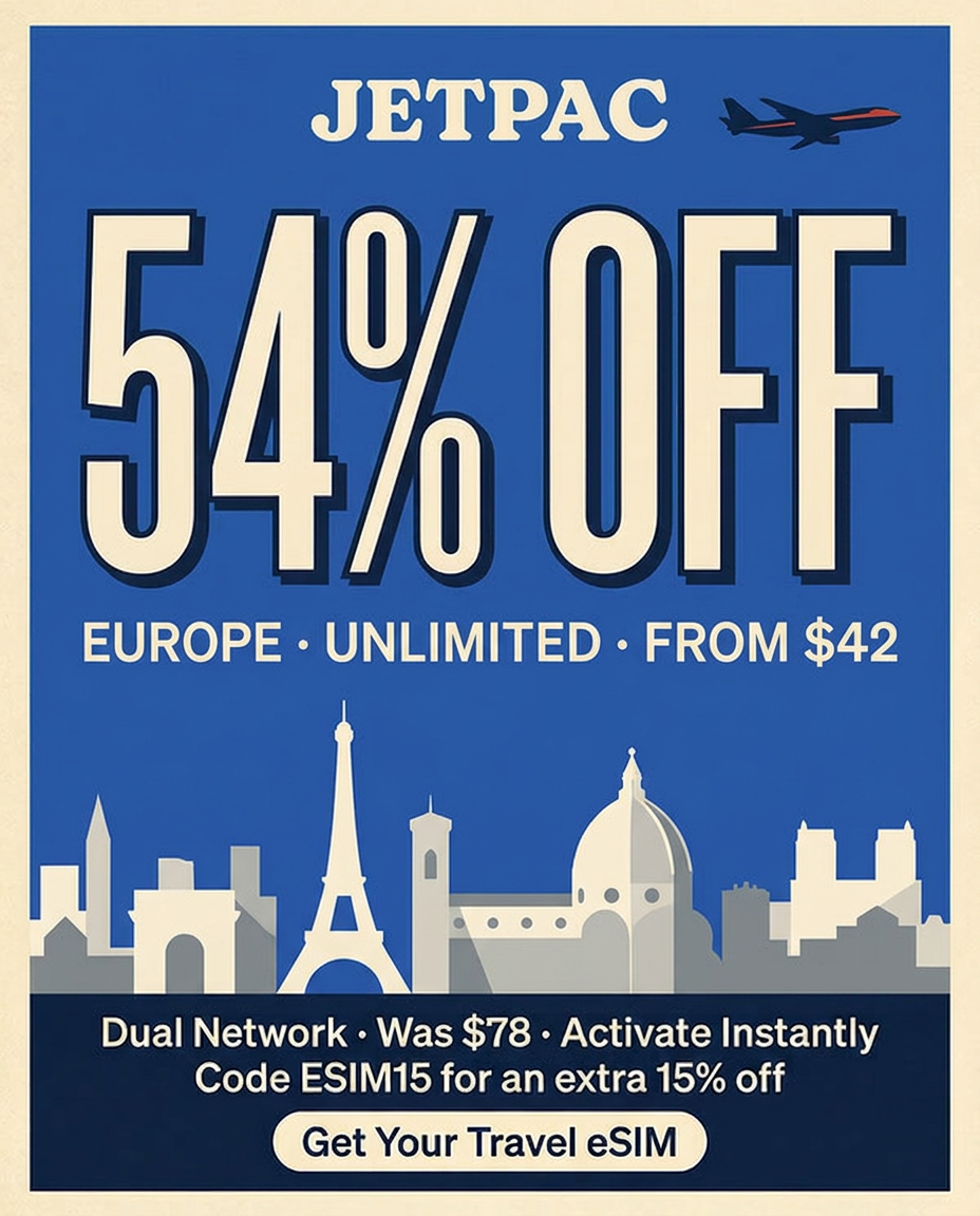 Jetpac Facebook ad