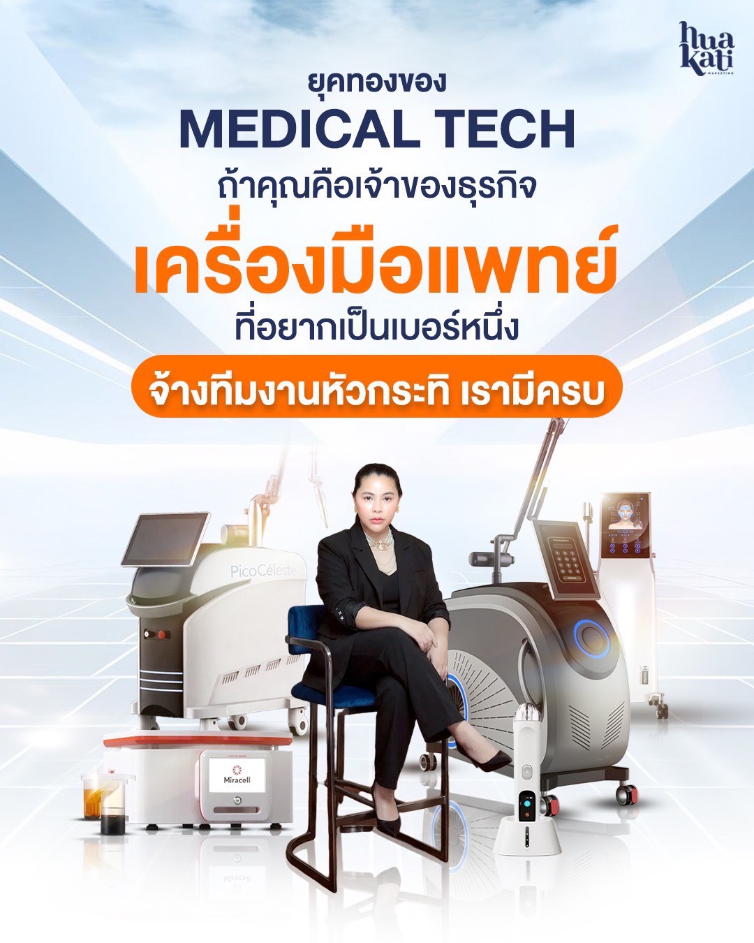 หัวกระทิ มาร์เก็ตติ้ง-Huakati การตลาดออนไลน์ อันดับ1 เรื่องคลินิกความงาม Facebook ad: ยุคทองของ Medical Tech มาถึงแล้ว!