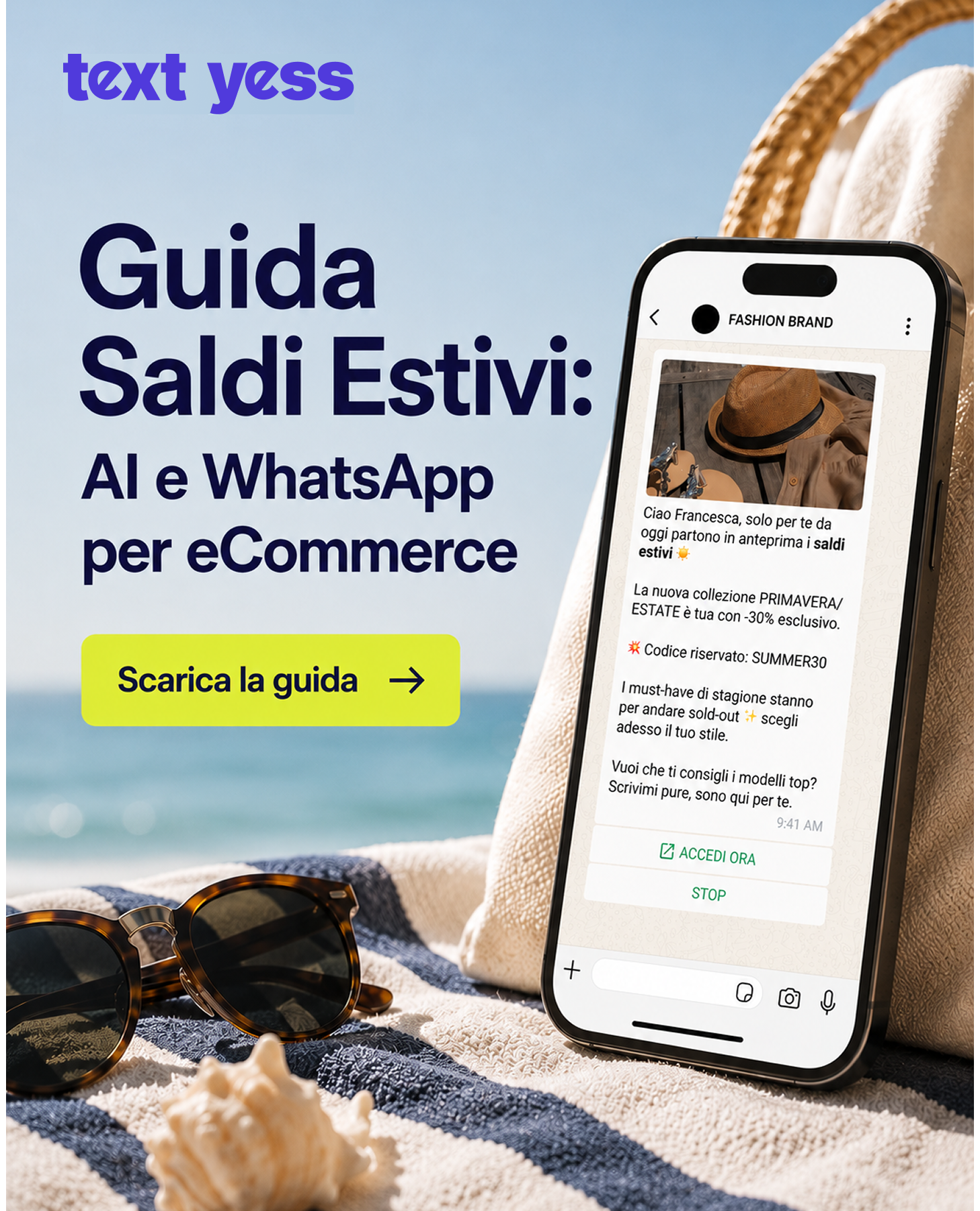 TextYess Facebook ad from Jun 10, 2026
