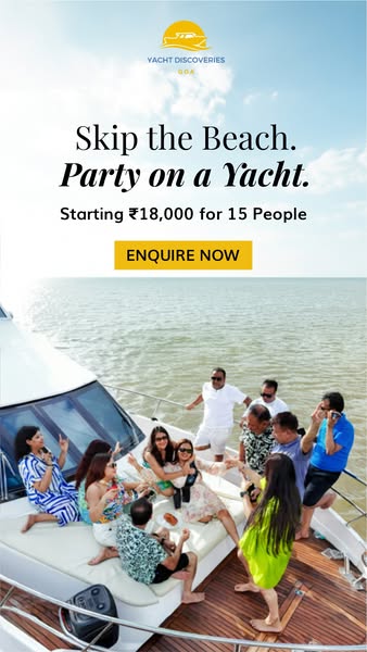 Yacht Discoveries Goa Facebook ad