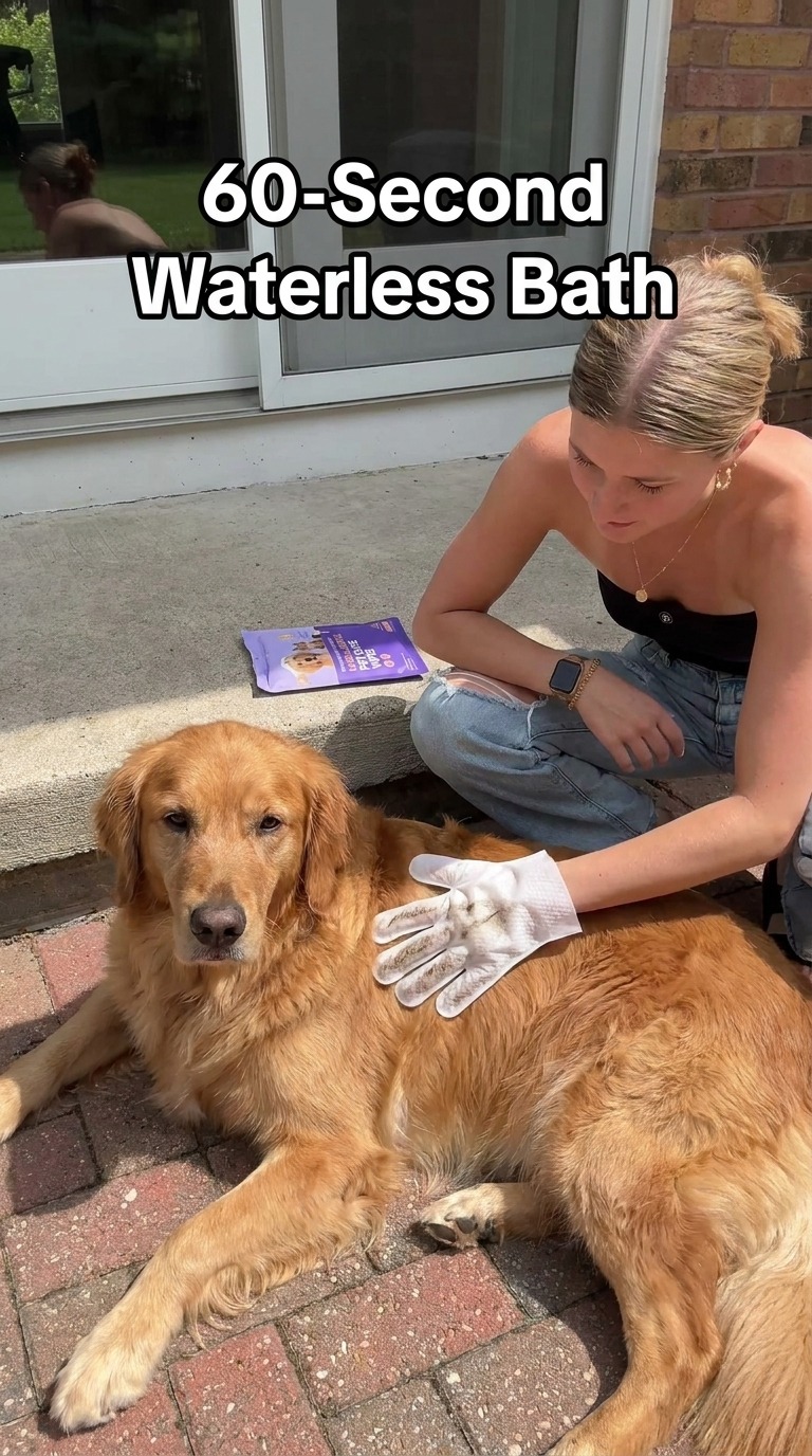 DogPlaybox Facebook ad: Bath time without the fight