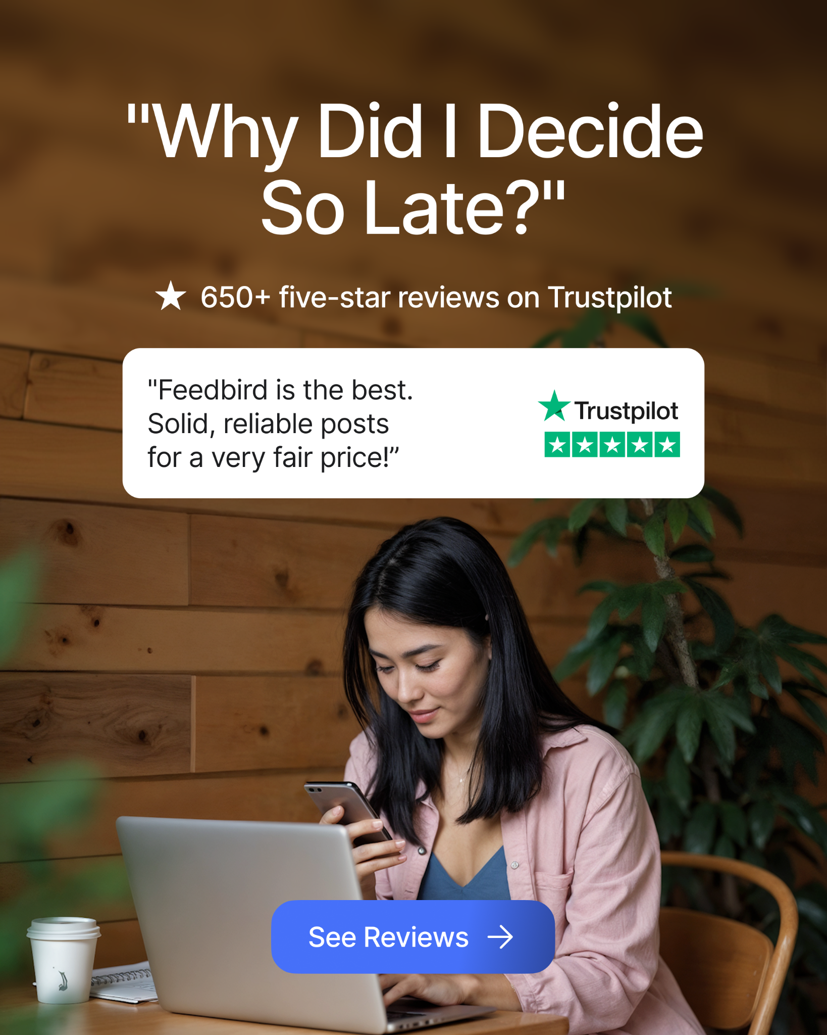 Feedbird Facebook ad