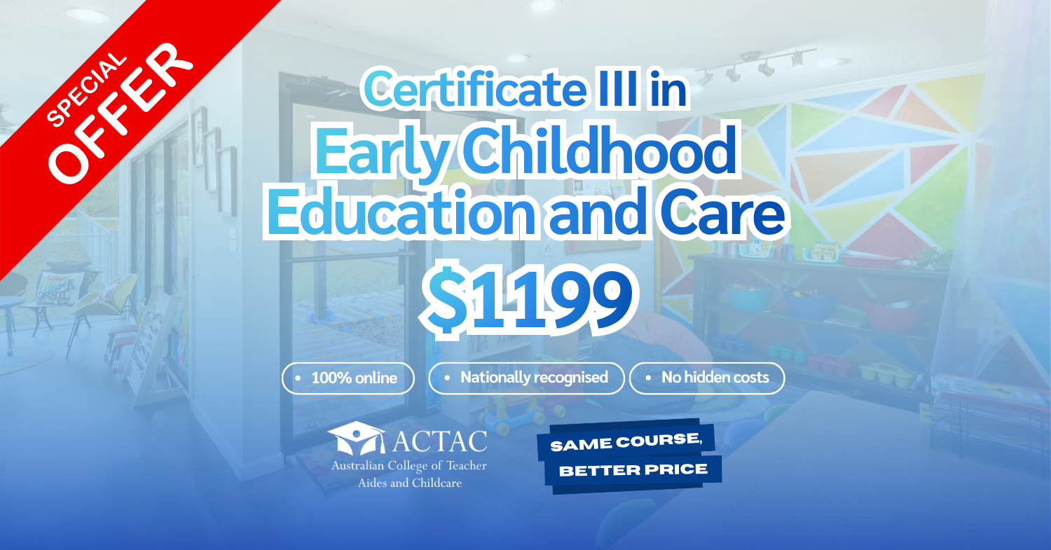 ACTAC - Australian College of Teacher Aides and Childcare Facebook ad