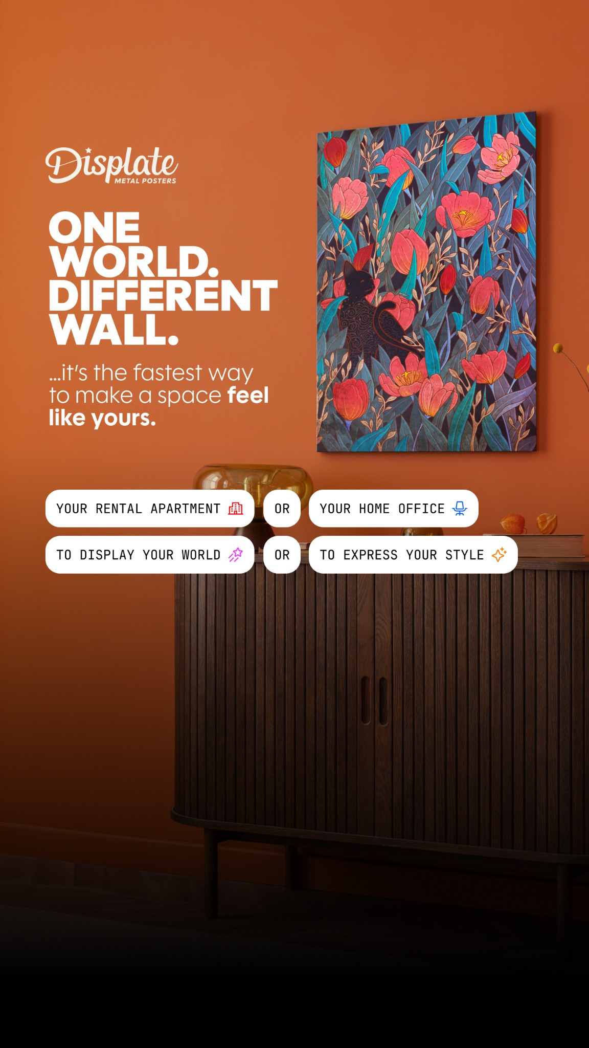Displate Facebook ad