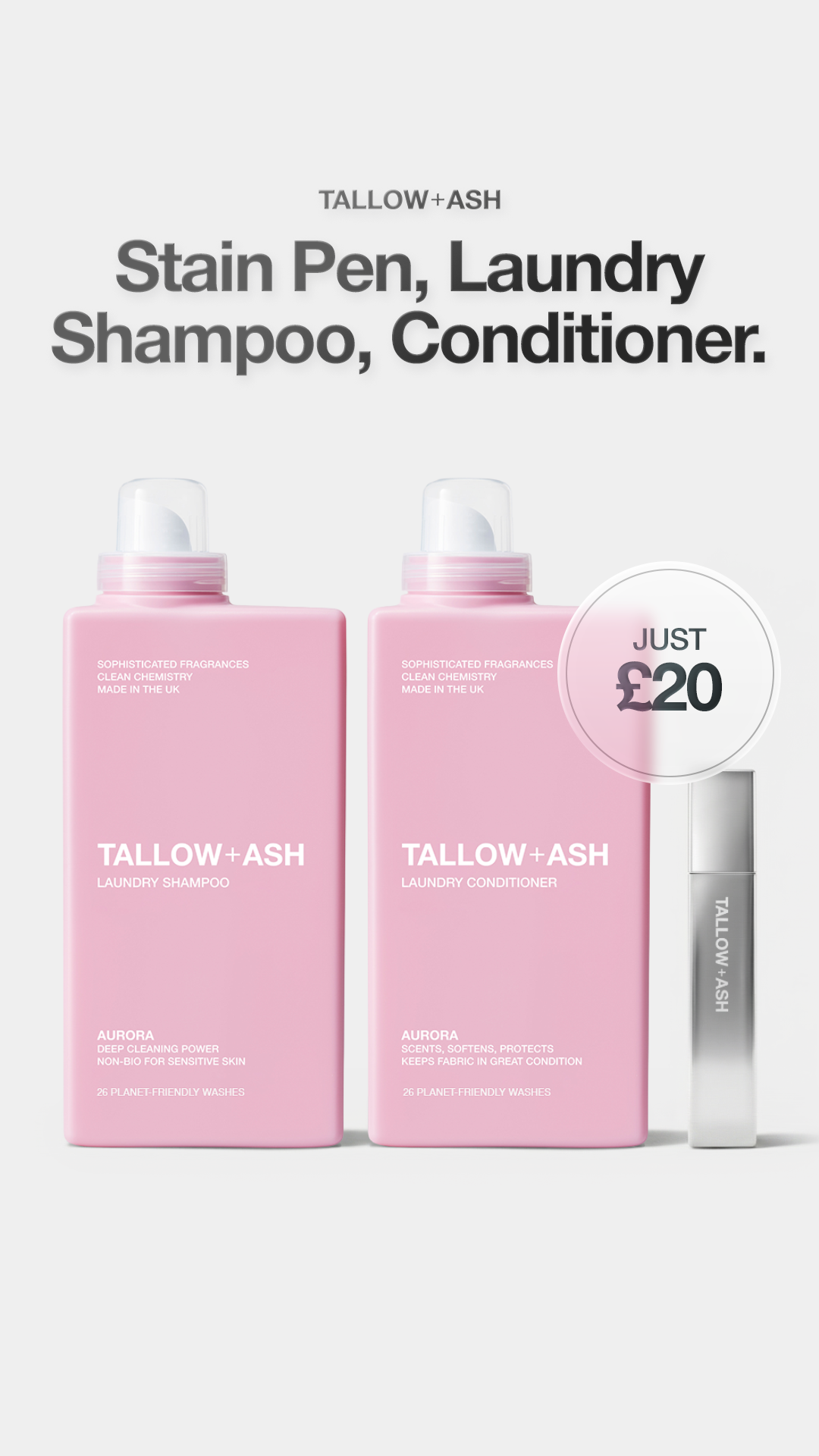 Tallow + Ash Facebook ad