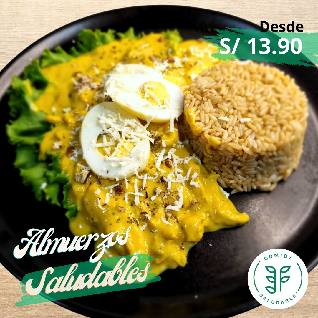 3F comida saludable Facebook ad: Chatea con nosotros