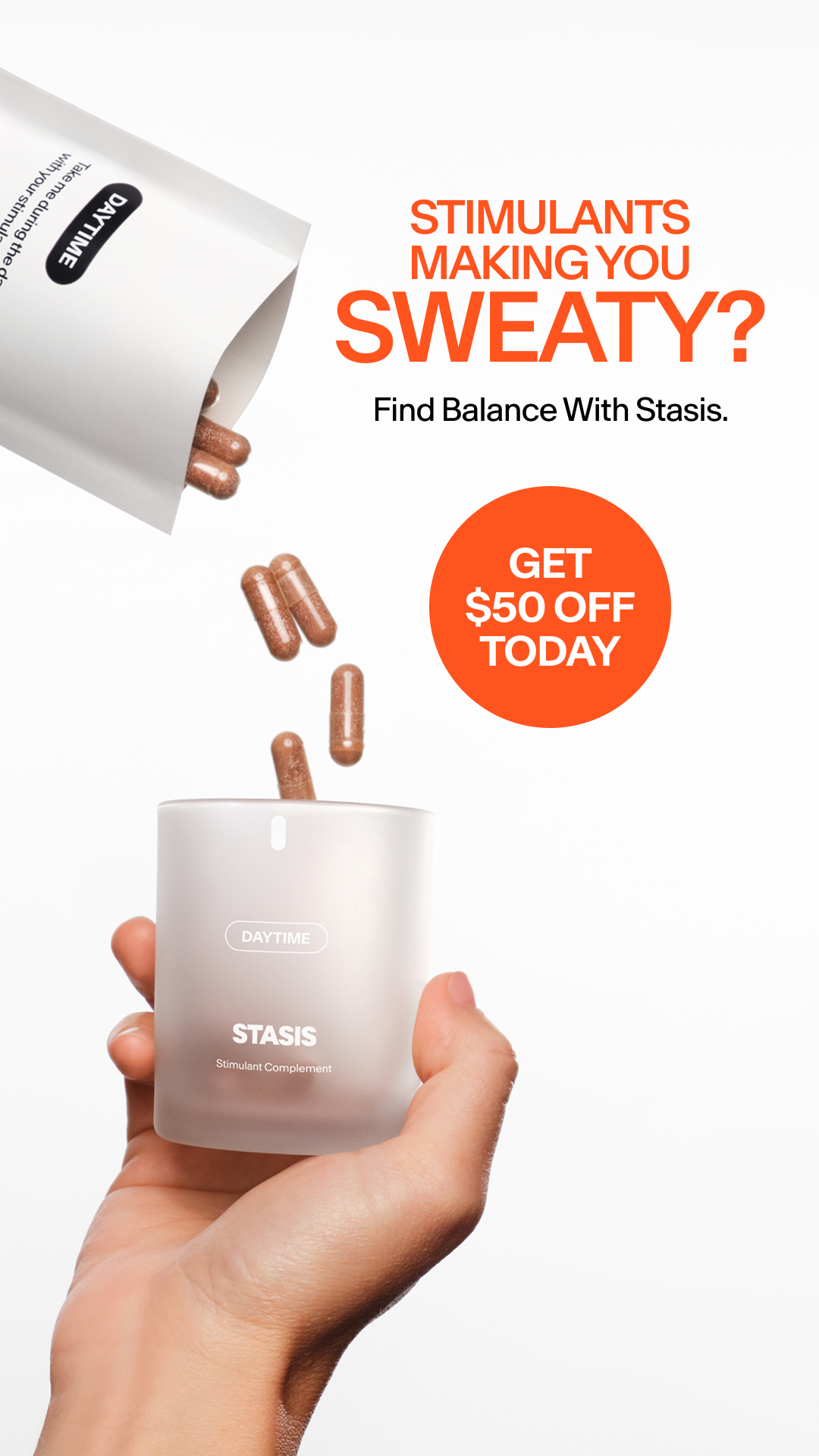 Stasis Facebook ad