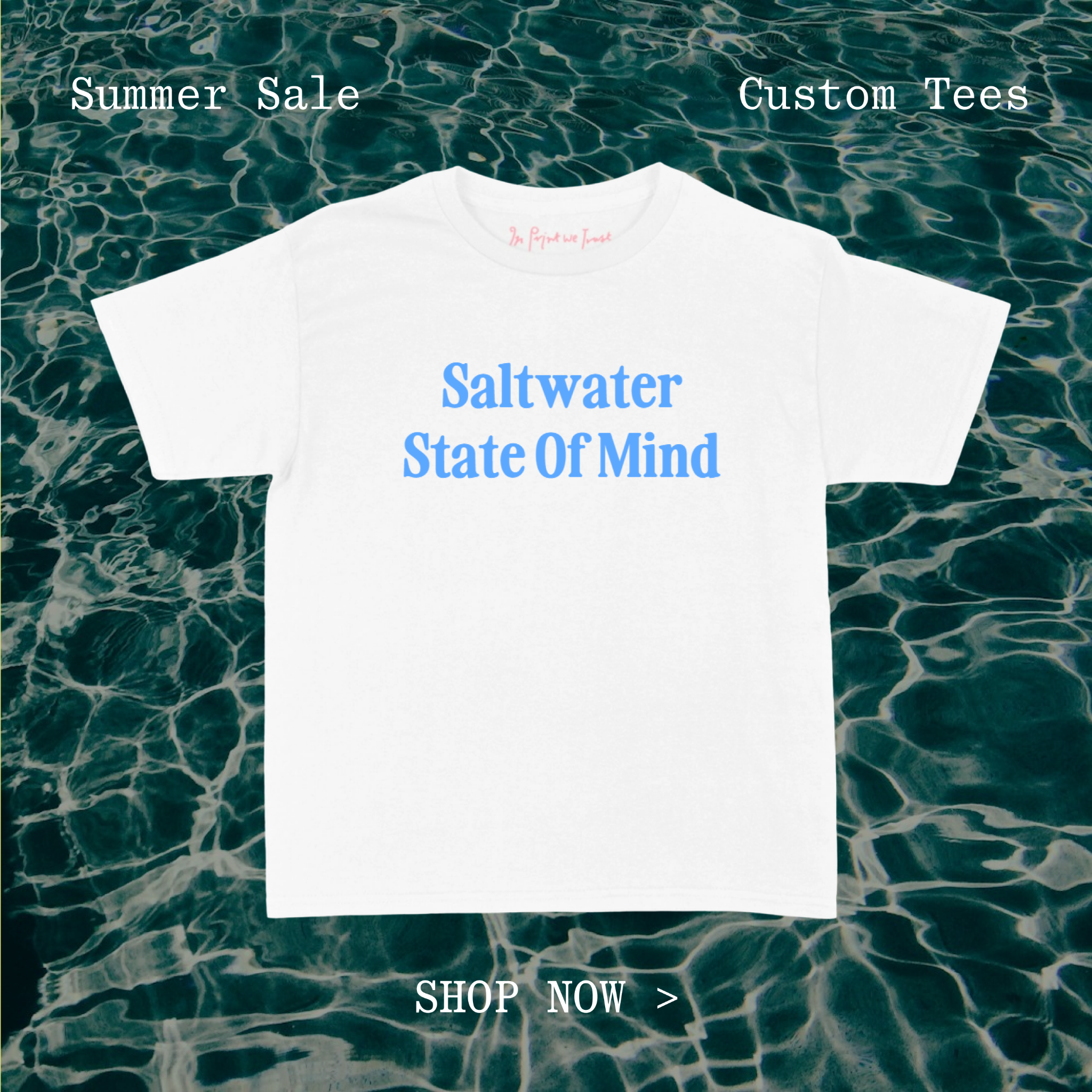 In Print We Trust Facebook ad: Just Restocked After 4 Months