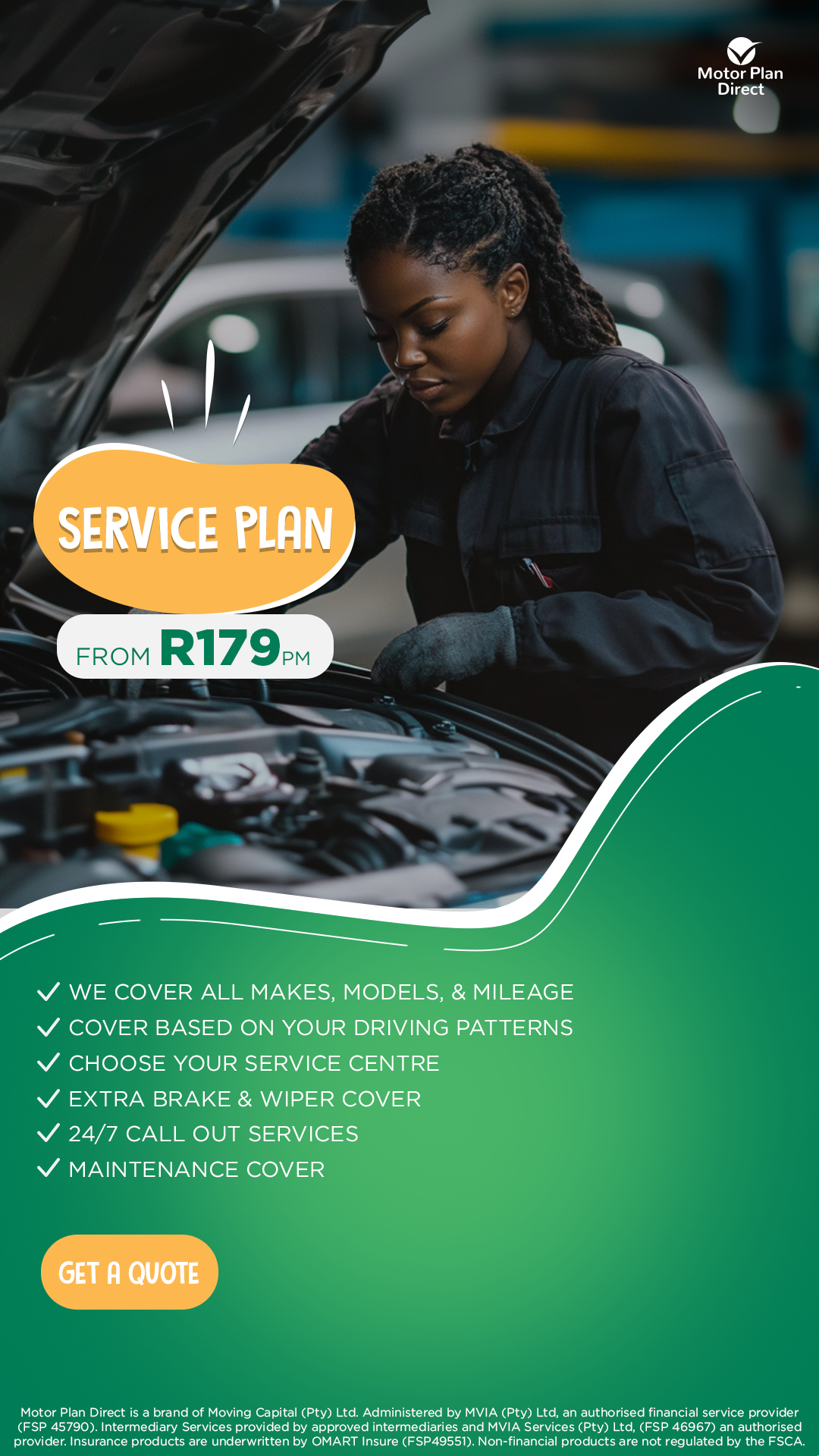 Motor Plan Direct.co.za Facebook ad