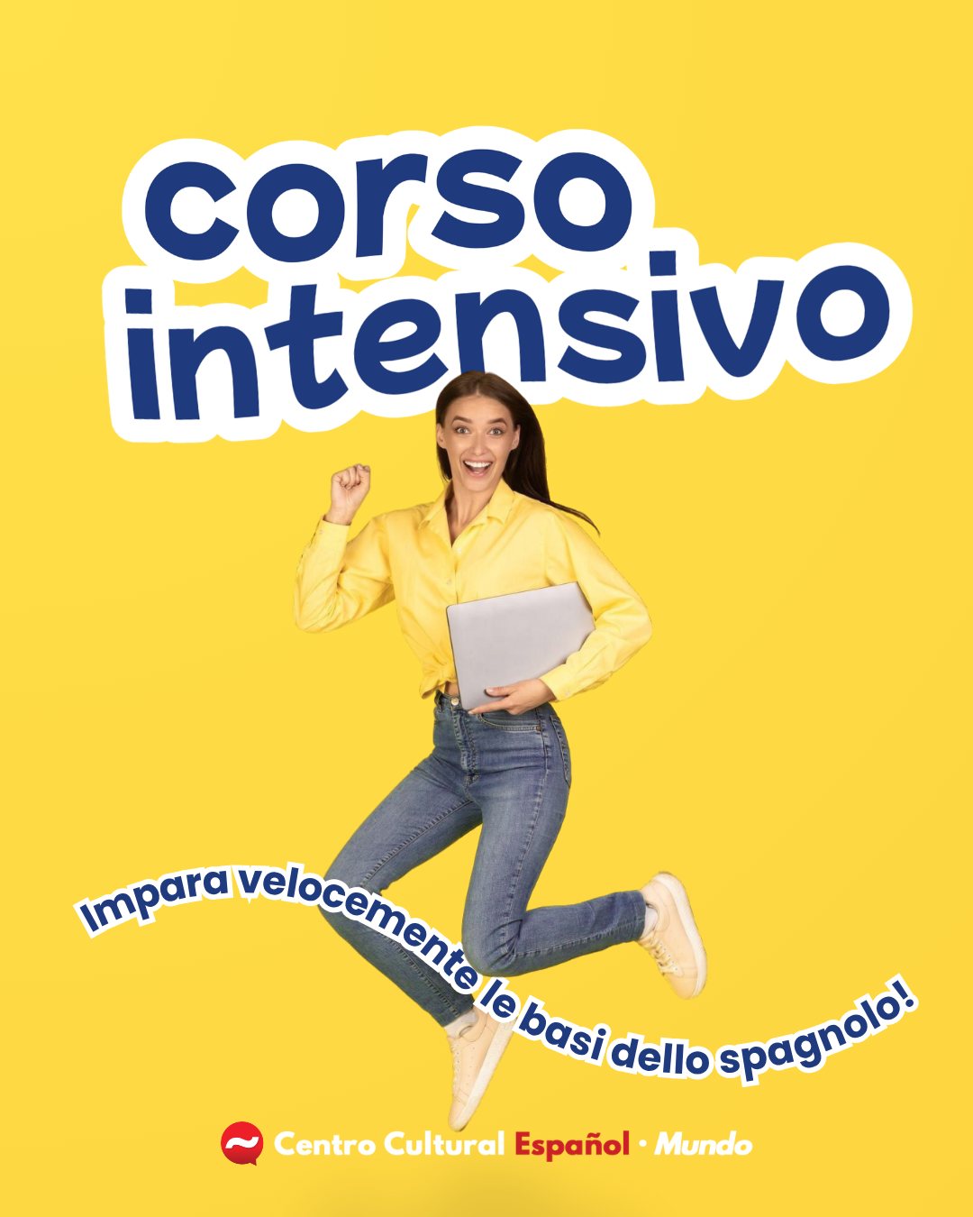 Centro Cultural Español • Mundo Facebook ad: Perché aspettare settembre per imparare lo spagnolo?