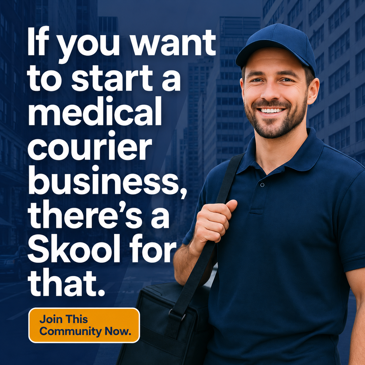 Skool Facebook ad