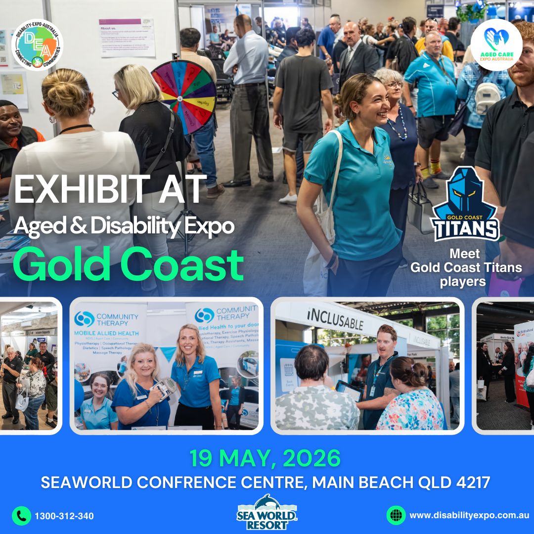 Aged Care Expo Australia Facebook ad: Aged & Disability Expo Gold Coast