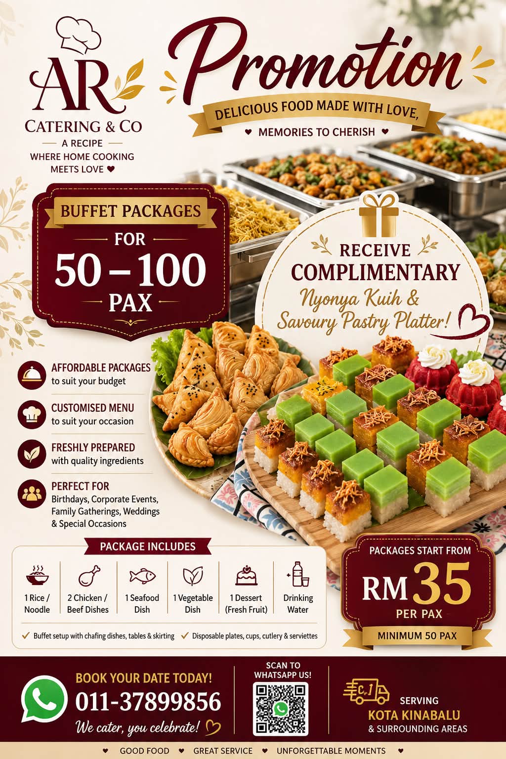 AR Catering & Co Facebook ad