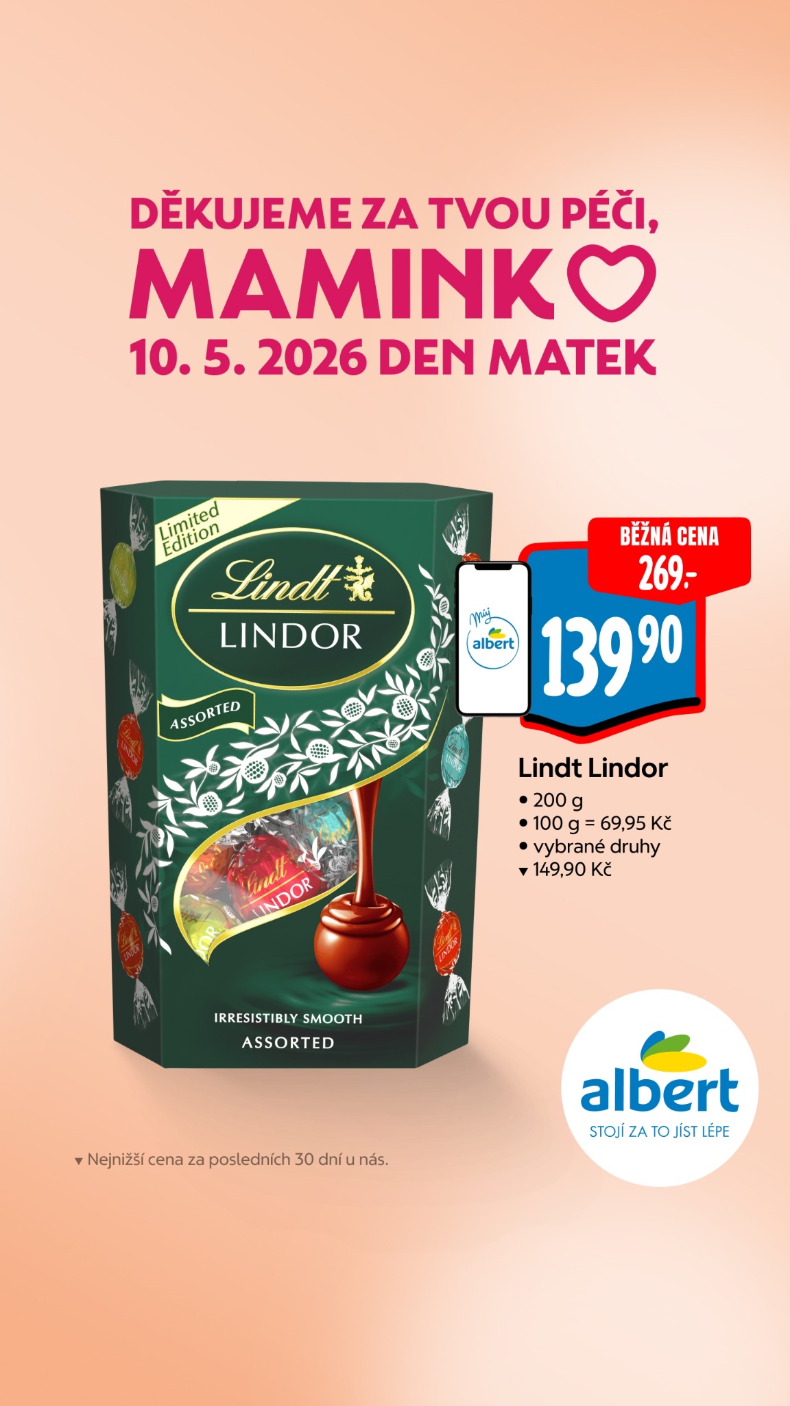 Albert ČR Facebook ad from May 6, 2026