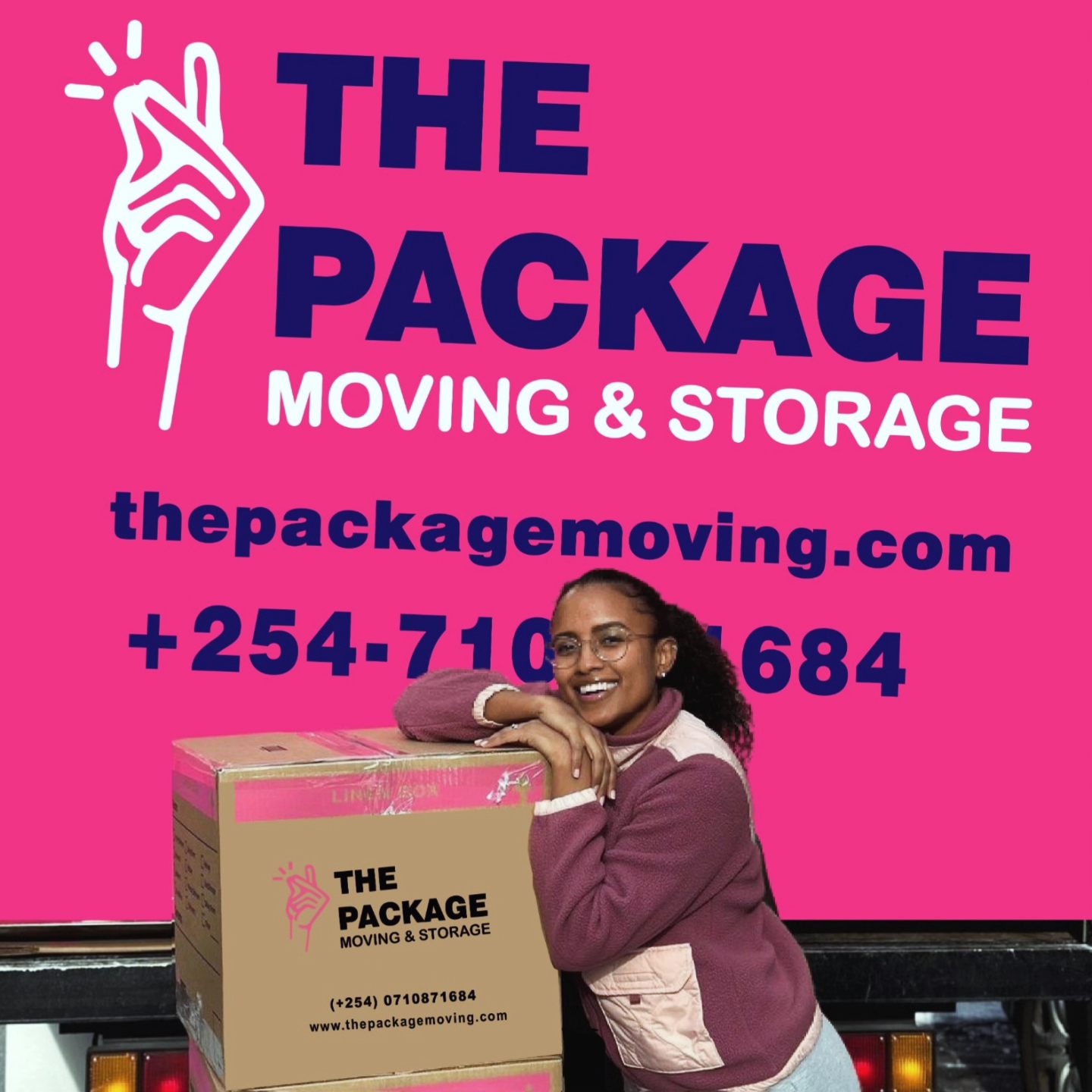 The Package Movers & Storage Facebook ad: Are you Moving soon?
